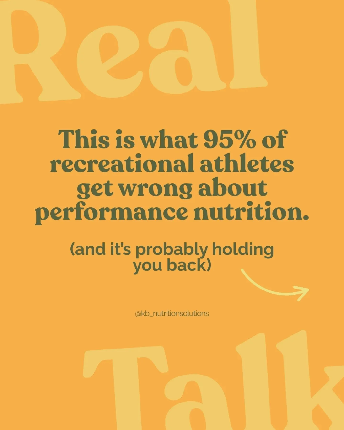 This mistake is so common (and it&rsquo;s probably holding you back!)&hellip;.

Most athletes get hyper-focused on &ldquo;race day nutrition&rdquo; and don&rsquo;t get me wrong, it is important. But here&rsquo;s the catch: if you&rsquo;re not fuellin