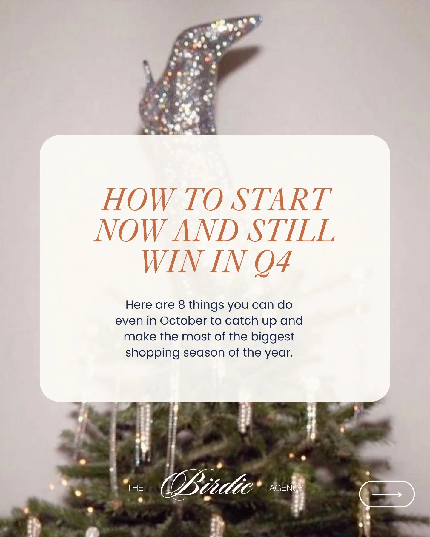 Yes, it’s mid-October - and while we’d normally suggest getting these ducks in a row much earlier, there’s still plenty of time to set yourself up for a strong finish to 2025.
Here are 8 things to focus on NOW to feel successful th