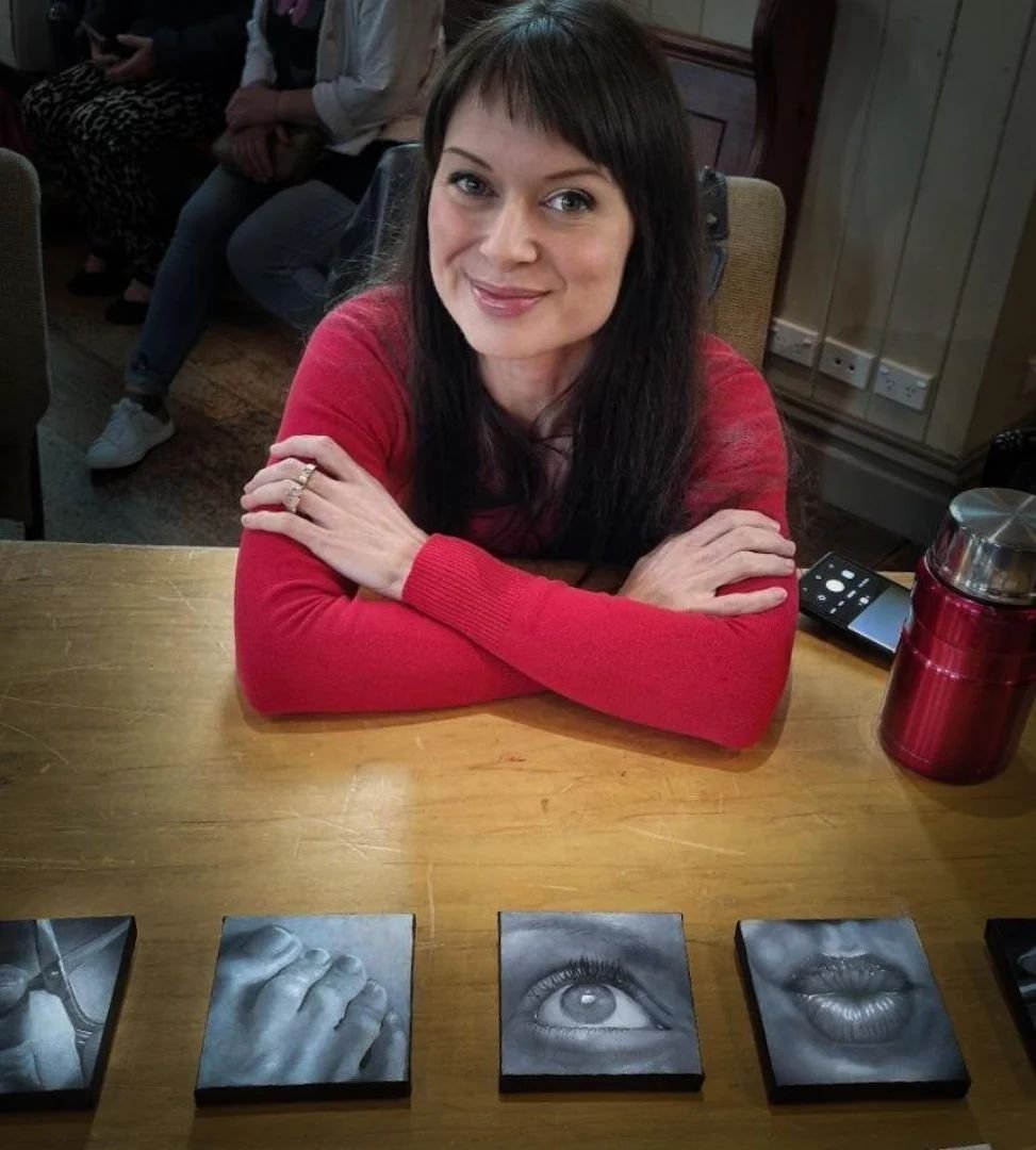 A few bits of myself at today's Artists in Eden day❤️

#EdenArtists #artistsineden #smallworks #oilpaintings