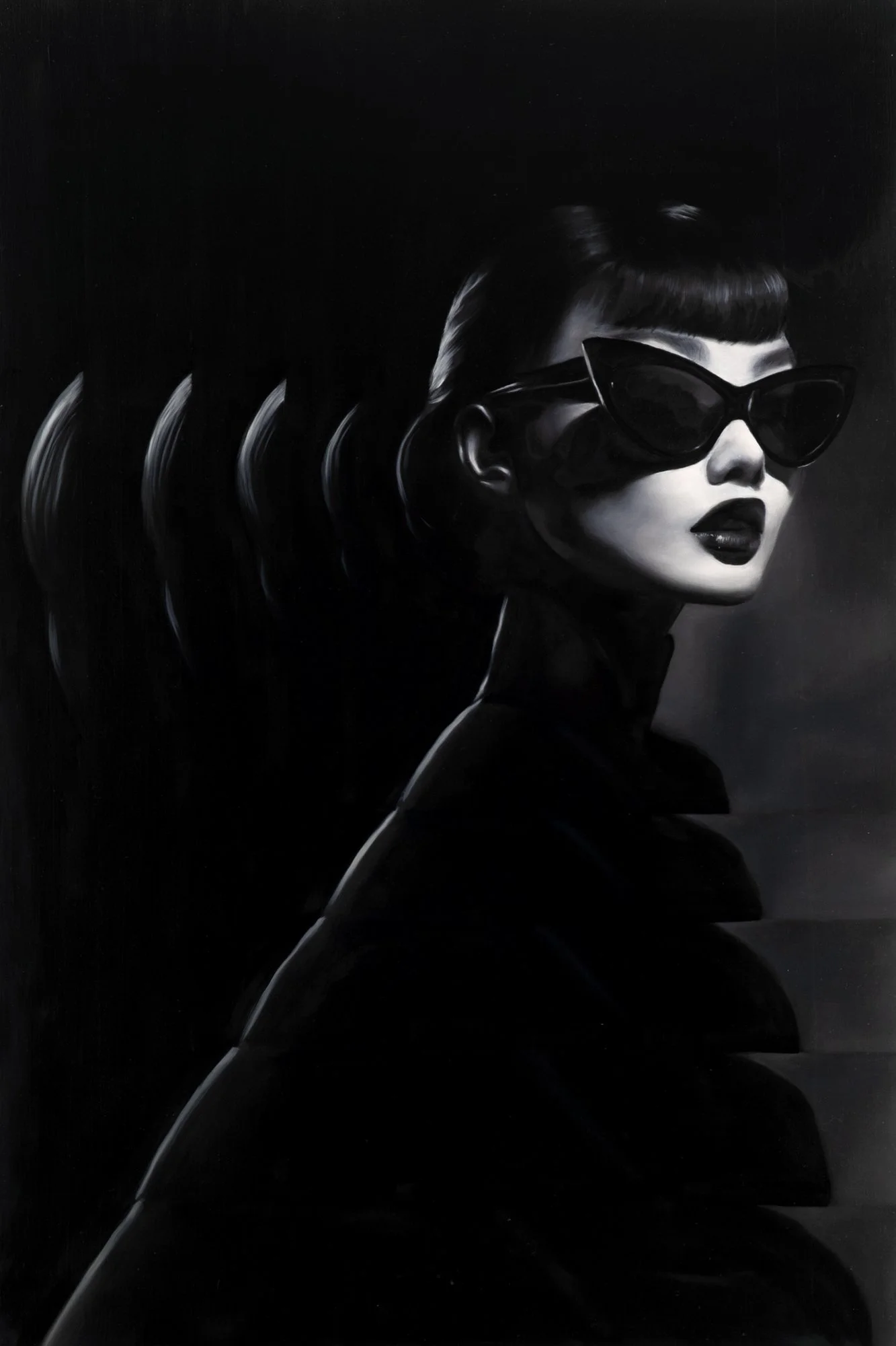 Alpha, 2026. oil on ply, 60 x 40 cm.