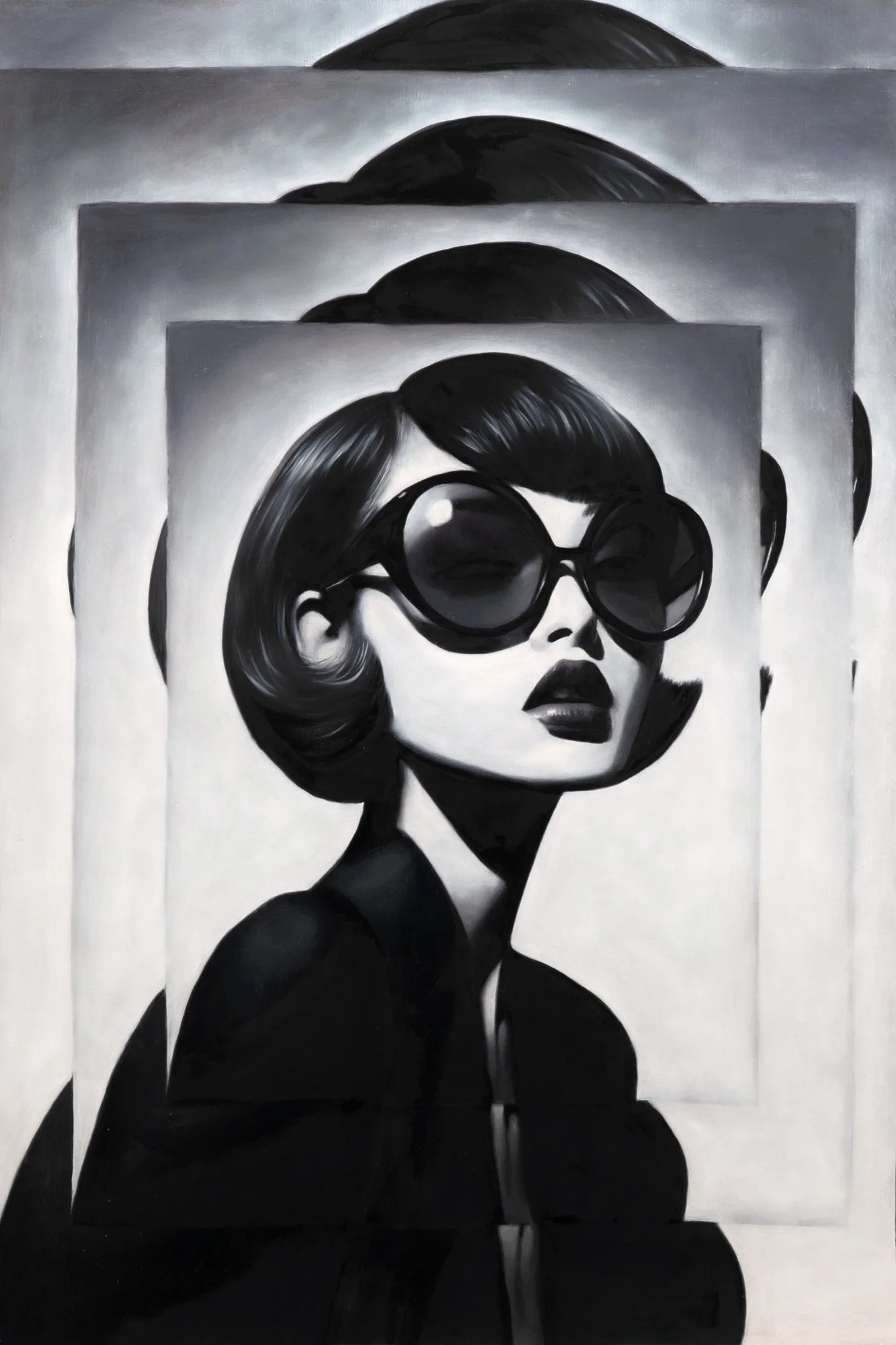 Omicron, 2026. oil on ply, 60 x 40 cm.