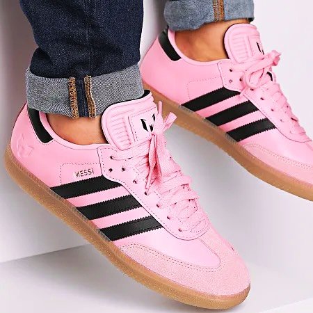 adidas Pink samba at Sneakers Plus in Flemington