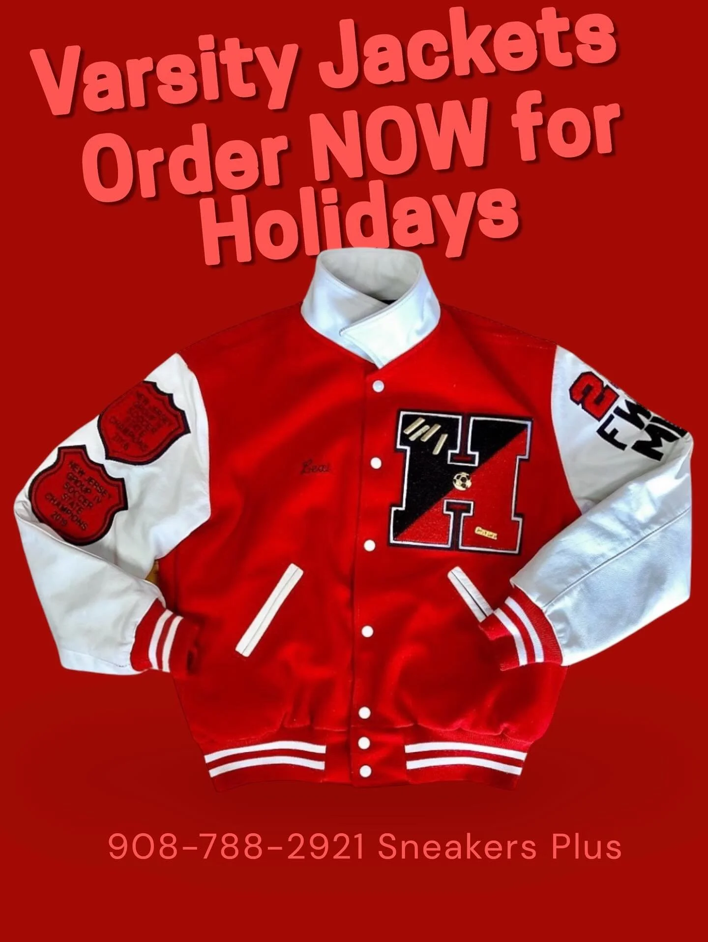 Order NOW for the holidays! #VarsityJackets #nj #highschool