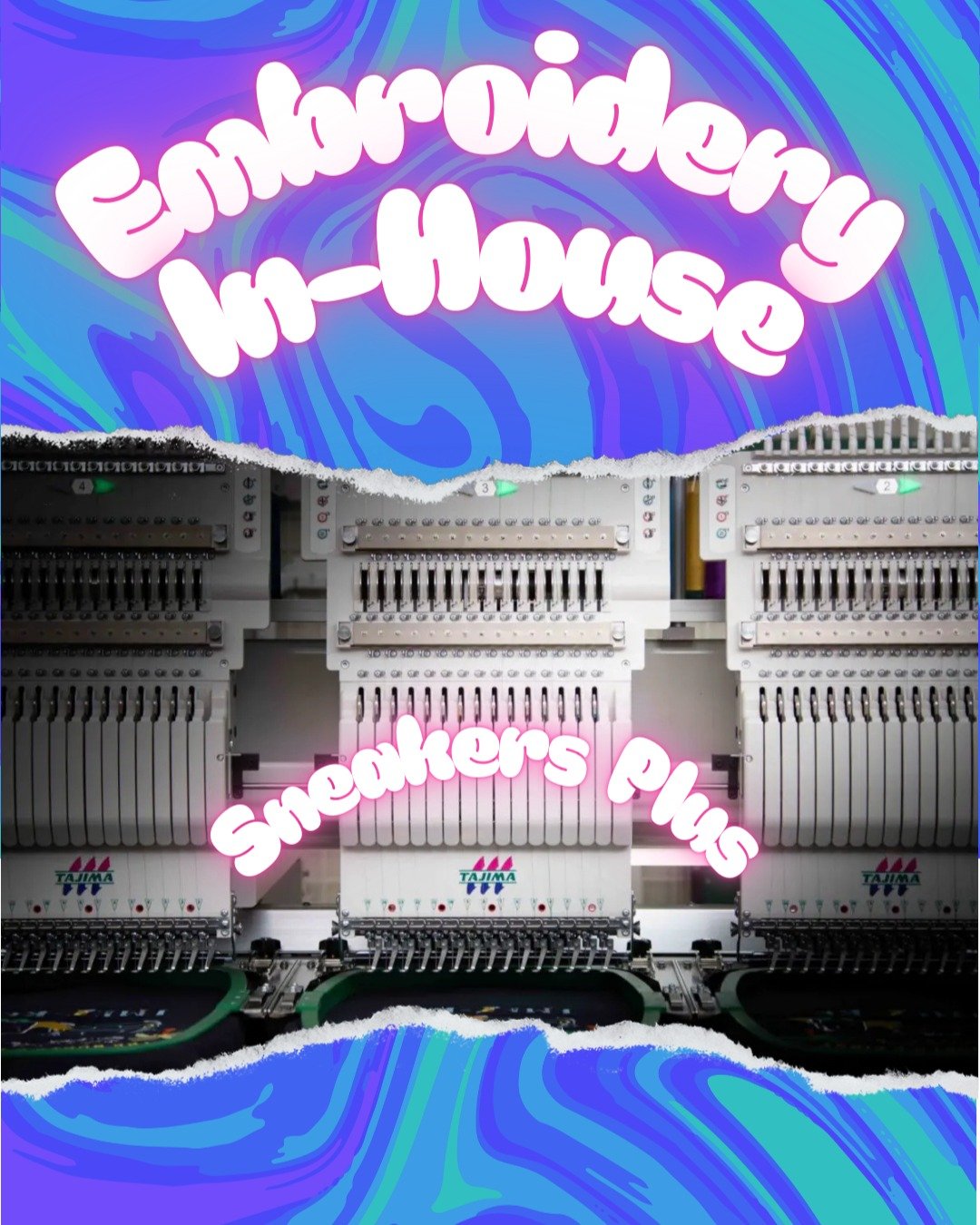 Emrboidery In-House at Sneakers Pus Flemington