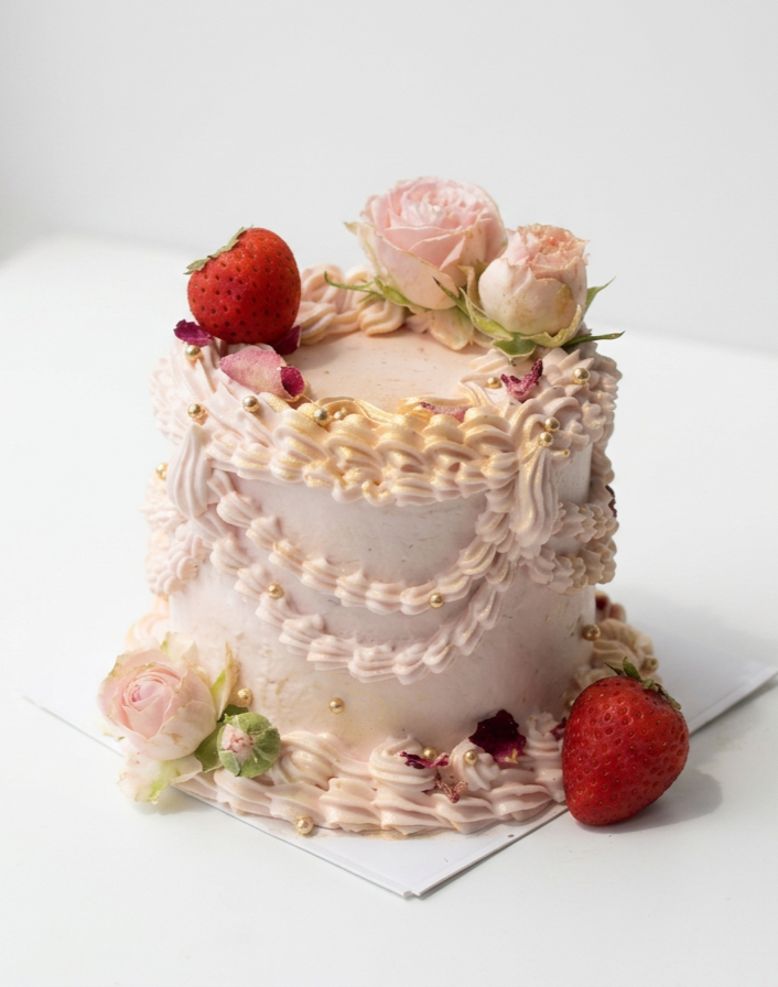 Strawberry Fields Cake