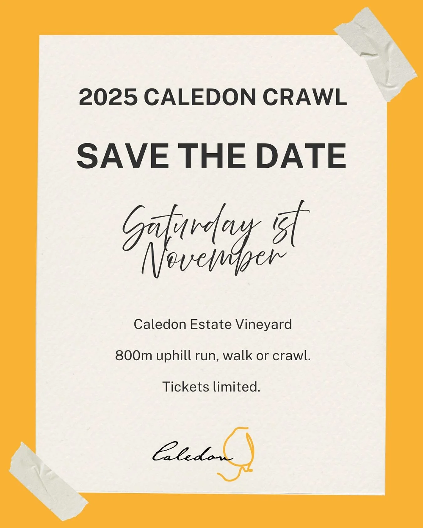The Caledon Crawl @caledon_crawl is back and it&rsquo;s bigger than ever.  This year we&rsquo;re teaming up with @epiceventsmarketing and increasing our participants dramatically. 

There&rsquo;s now a race for vineyards too, so if you&rsquo;re a Tas