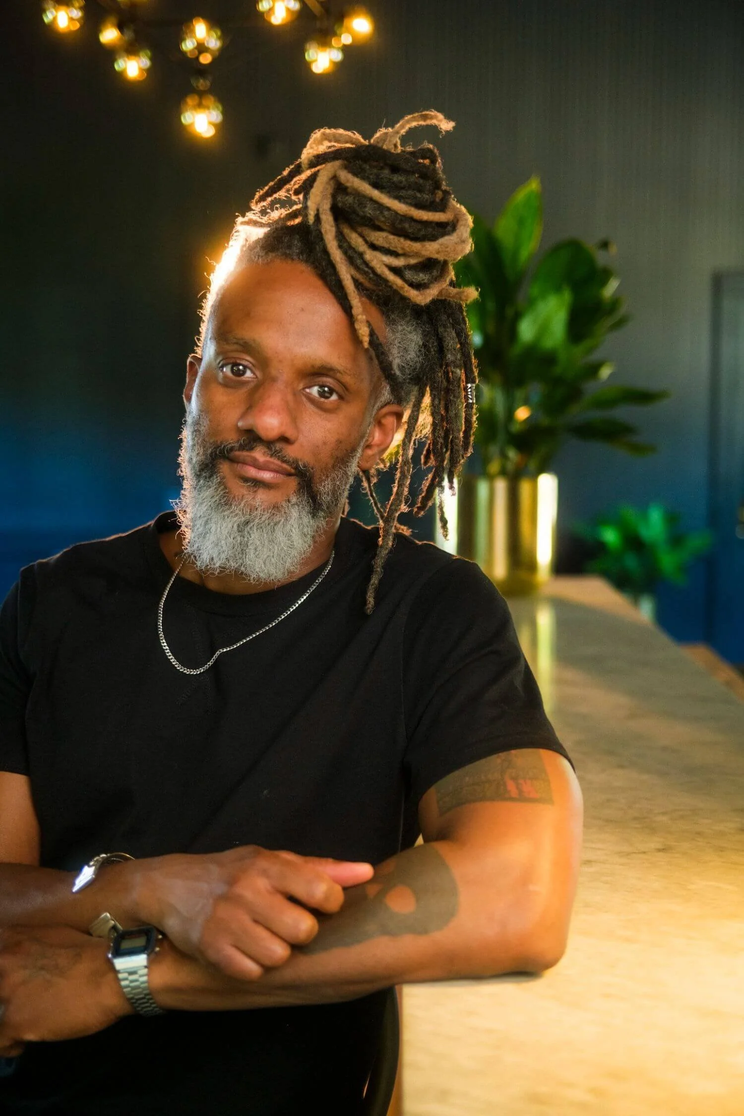 Portrait of DJ Khary from Profound Sounds DJ, specializing in hip hop, Caribbean reggae, and electronic music