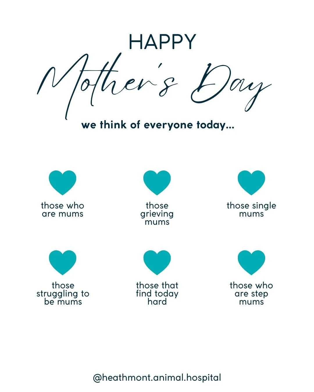 Happy Mother's Day to all the amazing mums out there, including those with fur babies!

Sending love to all, especially those that find today difficult 💙
.
.
.
#heathmont #heathmontvet #localvet #happymothersday #mothersday