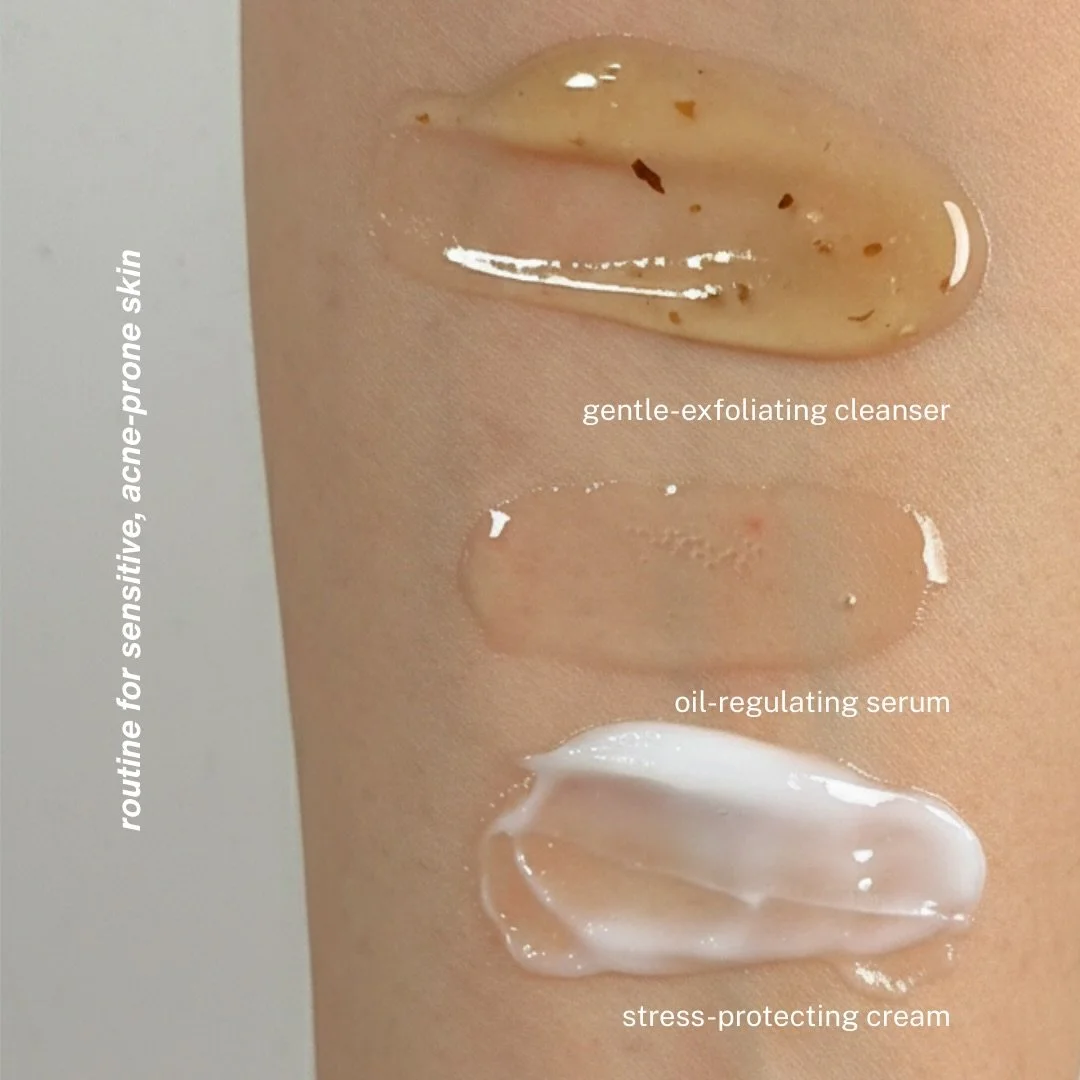 Sensitive, breaking out, and still dry?

Clinically-backed botanicals meet barrier-safe actives for the perfect routine for you. 

Explore the Phyto Calm Trio at the link in bio. 

#skincareroutine #acneprone #sensitiveskin #calmingproduct #kbeauty