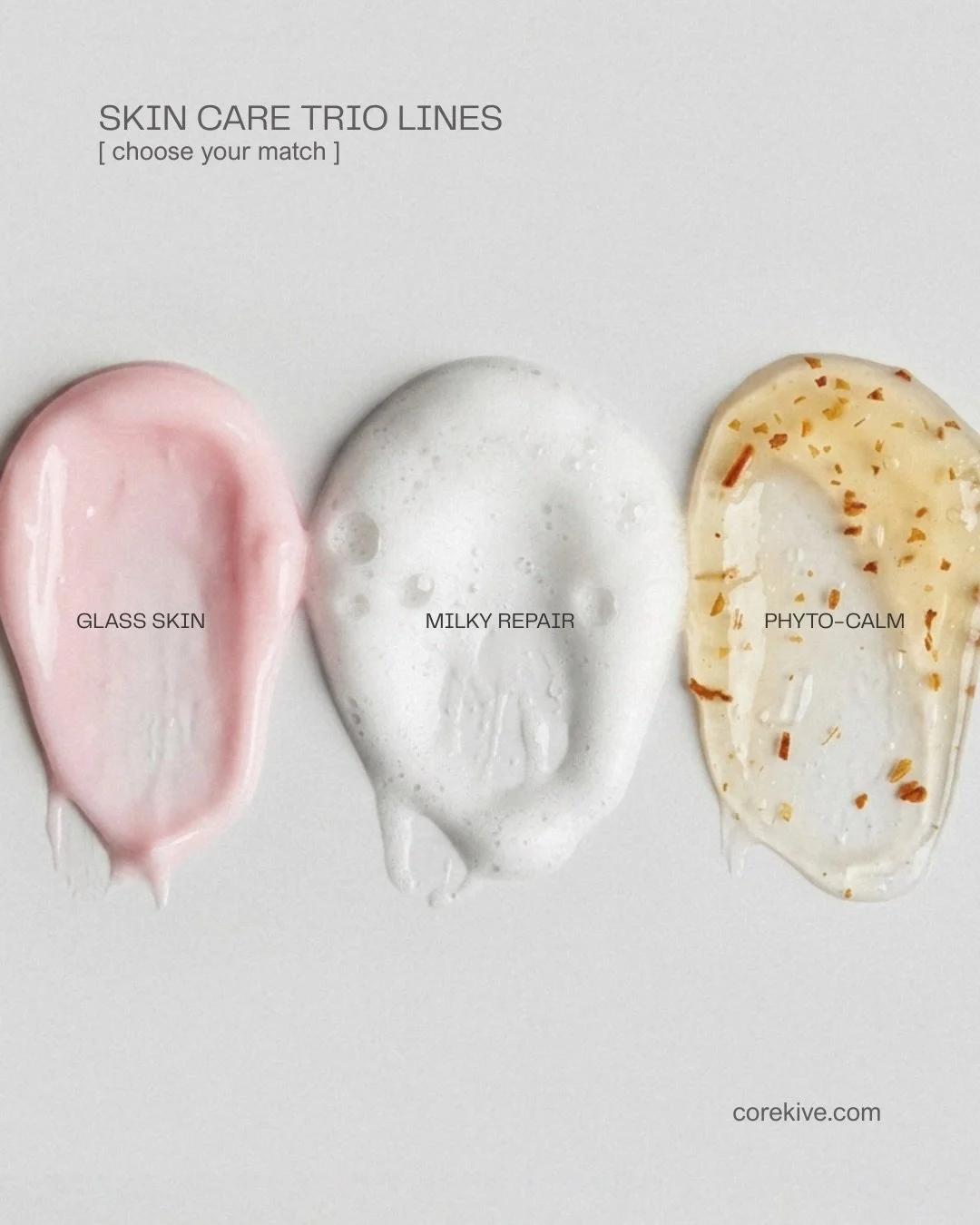 Pick your trio and build the routine that meets your skin where it is.

Tap to shop your trio. 

#skincaresets #skincareline #koreanskincare #kbeauty