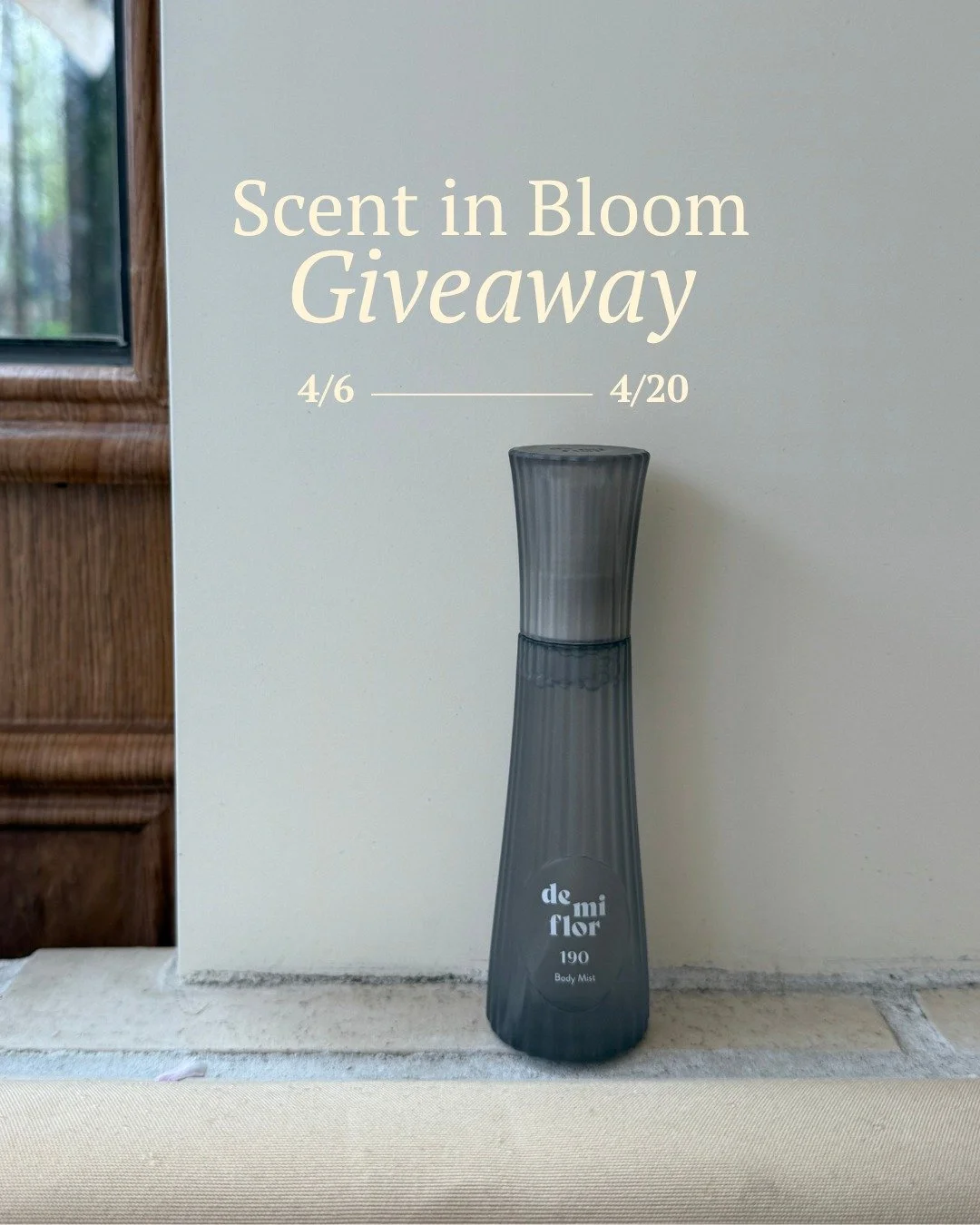 We&rsquo;re celebrating the season in full bloom with a Scent in Bloom April Giveaway🌸

4 lucky winners will receive a fresh new signature scent.

🤍 What You&rsquo;ll Win
Demiflor Body Mist (choose 1 of 3 scents)

🤍 How to Join
1. Follow @corekive