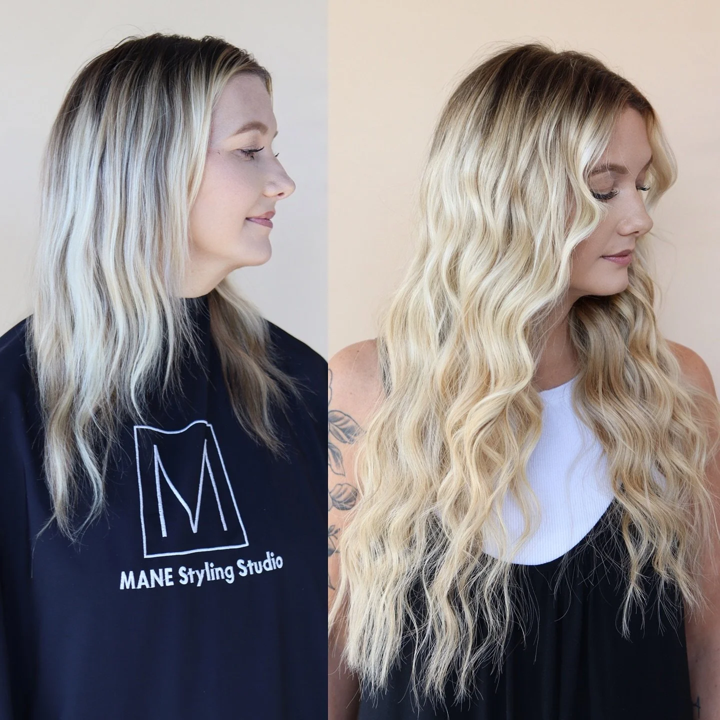 Healthy color that grows with you ✨🌱 

We only like foil our blondes extension guests roughly three times a year so your hair can stay healthy and happy! We take advantage of the blonde extensions to really enhance the blonde without damaging your n