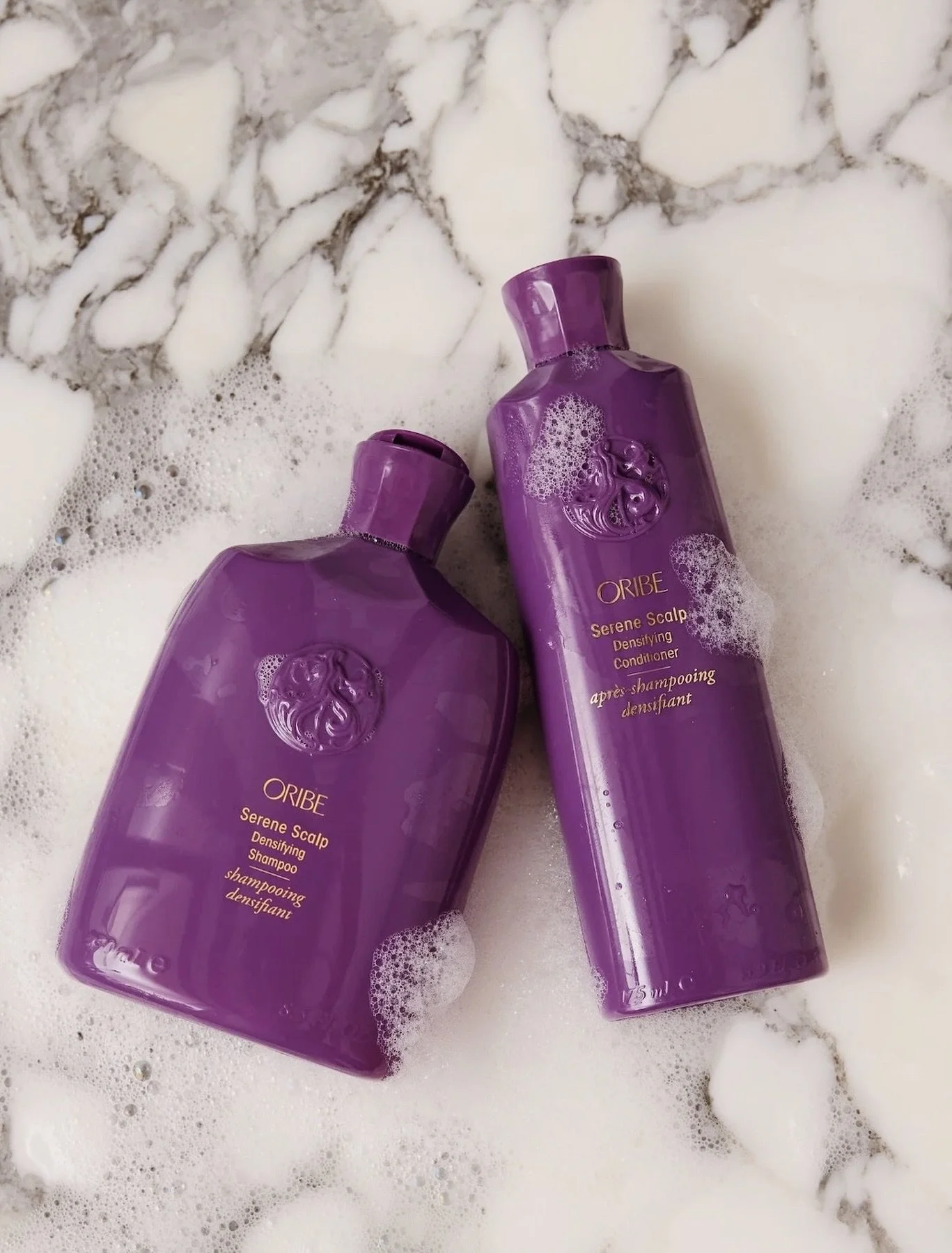 Healthy hair starts at the scalp✨

The @oribe serene scalp densifying line, made for thinning hair, is proven to plump and densify strands. Developed in collaboration with a board-certified trichologist, this line is formulated with a bioactive blend