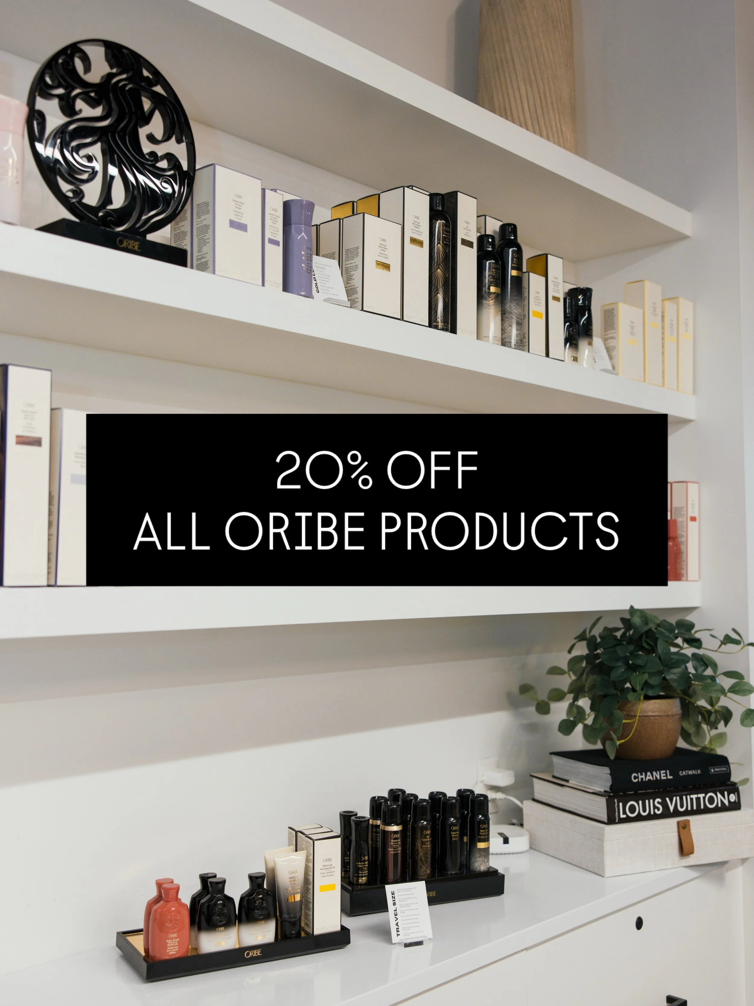 For limited time, use code MAY20 to receive 20% off your Oribe purchase. Valid in salon or on our website, link to purchase in our bio!