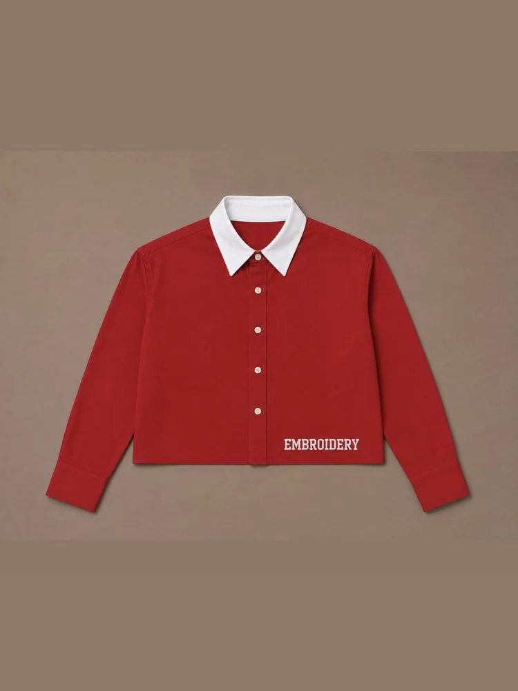 The Cotton Cropped Shirt Men