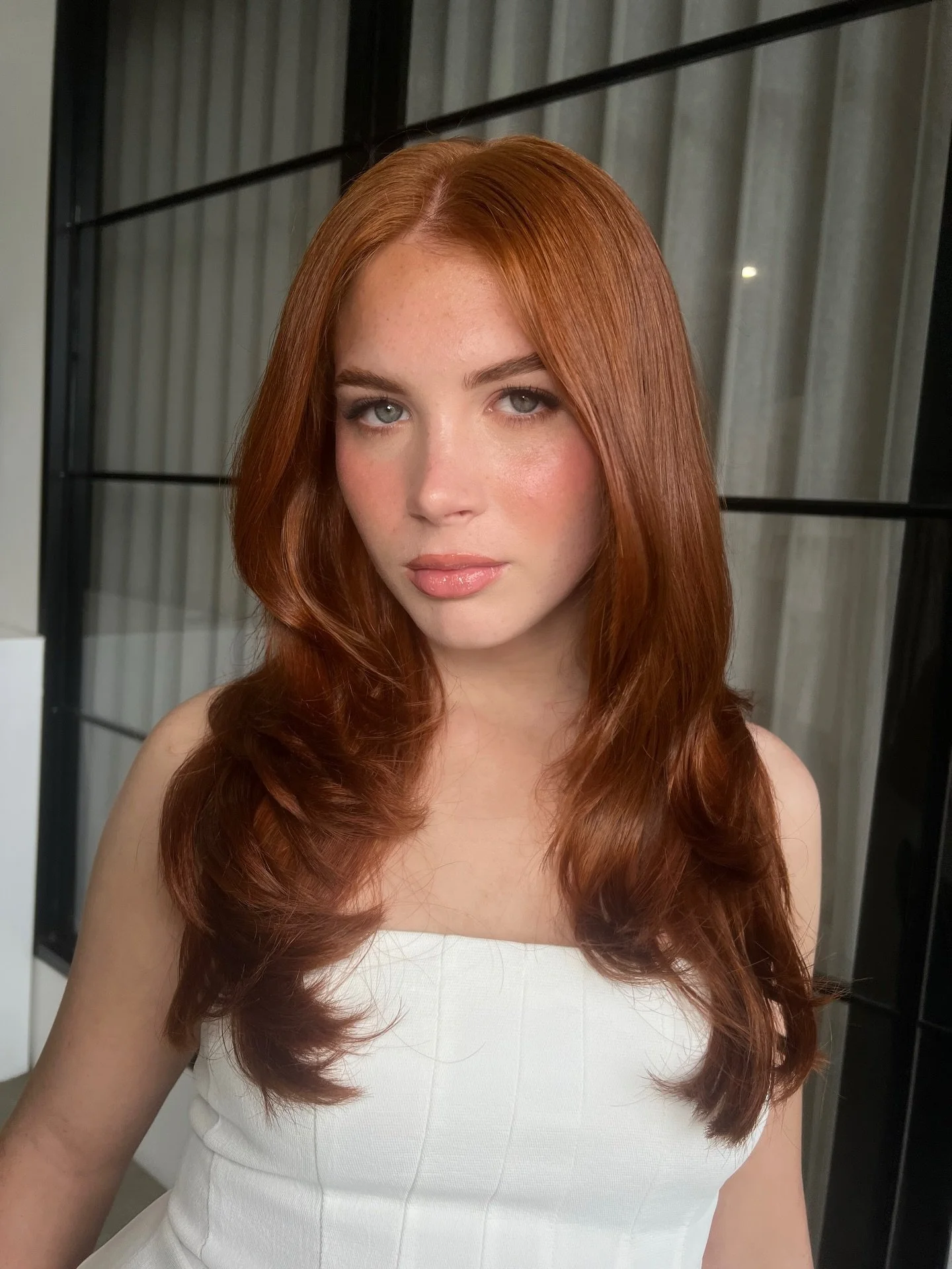 Flicky faux blow on the most DREAMY locks 🍯❤️&zwj;🔥

Makeu &amp; Hairstyling by @caitgardinerartistry 

#perthmua #perthmakeupartist #perthhairstylist #perthhairstyling #hairstyle