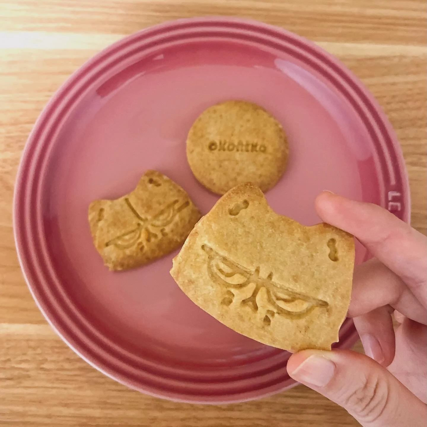 お久しぶりです🍀雨の日も多くなりそうな今日この頃。
お家でしっぽりと、サブレを作ってみました。

意外とかわちい、おこサブレ🐱
いかがでしょう？

#おこねこ #サブレ #型抜きクッキー #オリジナル #イラスト #ねこずきさんと繋がりたい #イラスト好きな人と繋がりたい #ねこ #ねこすたぐらむ #cat #okoneko #sable #cookies #original #cats_of_world #catartistsofinstagram