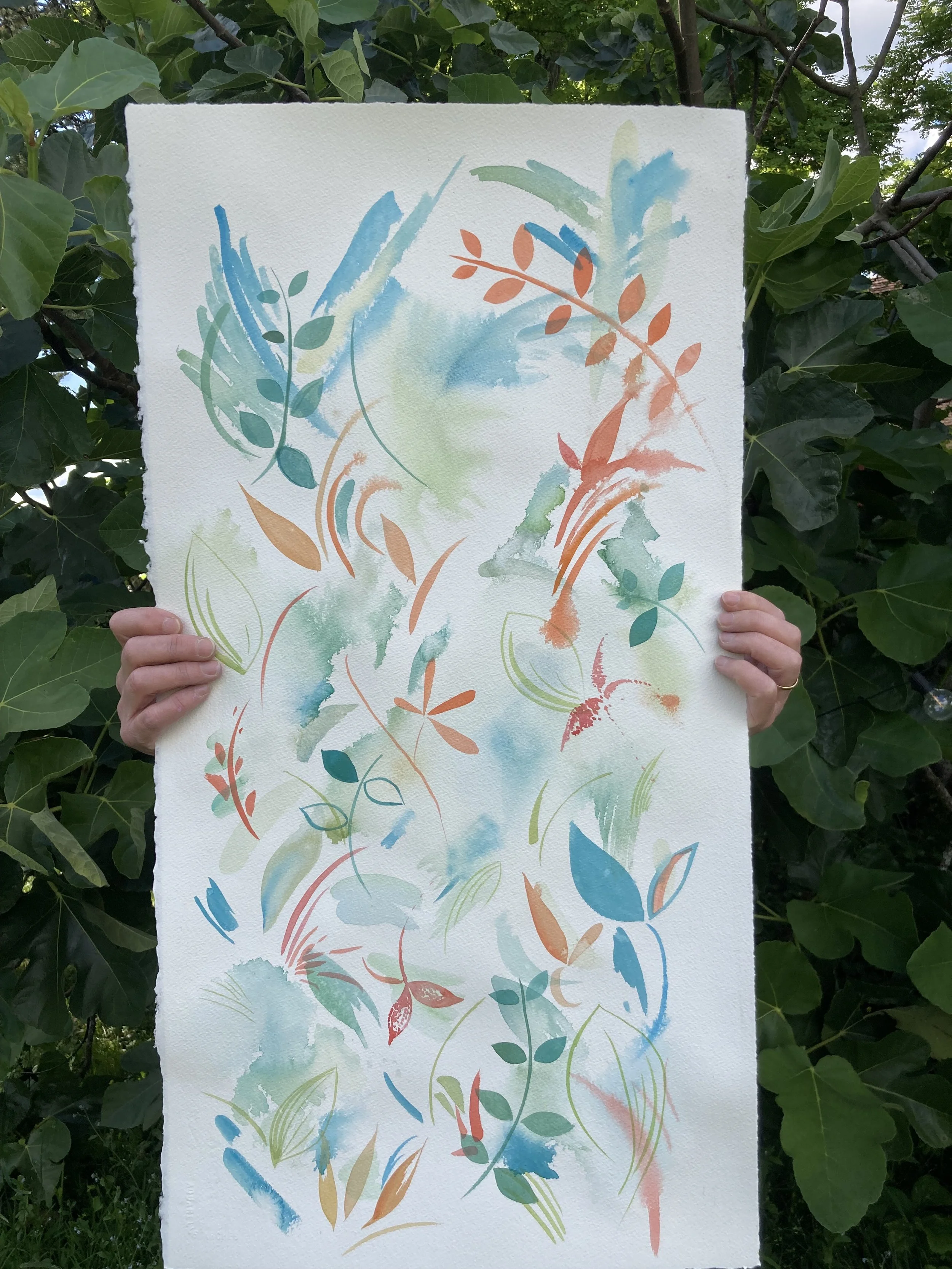 Wall hanging 04 - Leaves and Petals