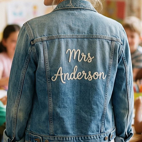 Adult Embroidered Name Only
