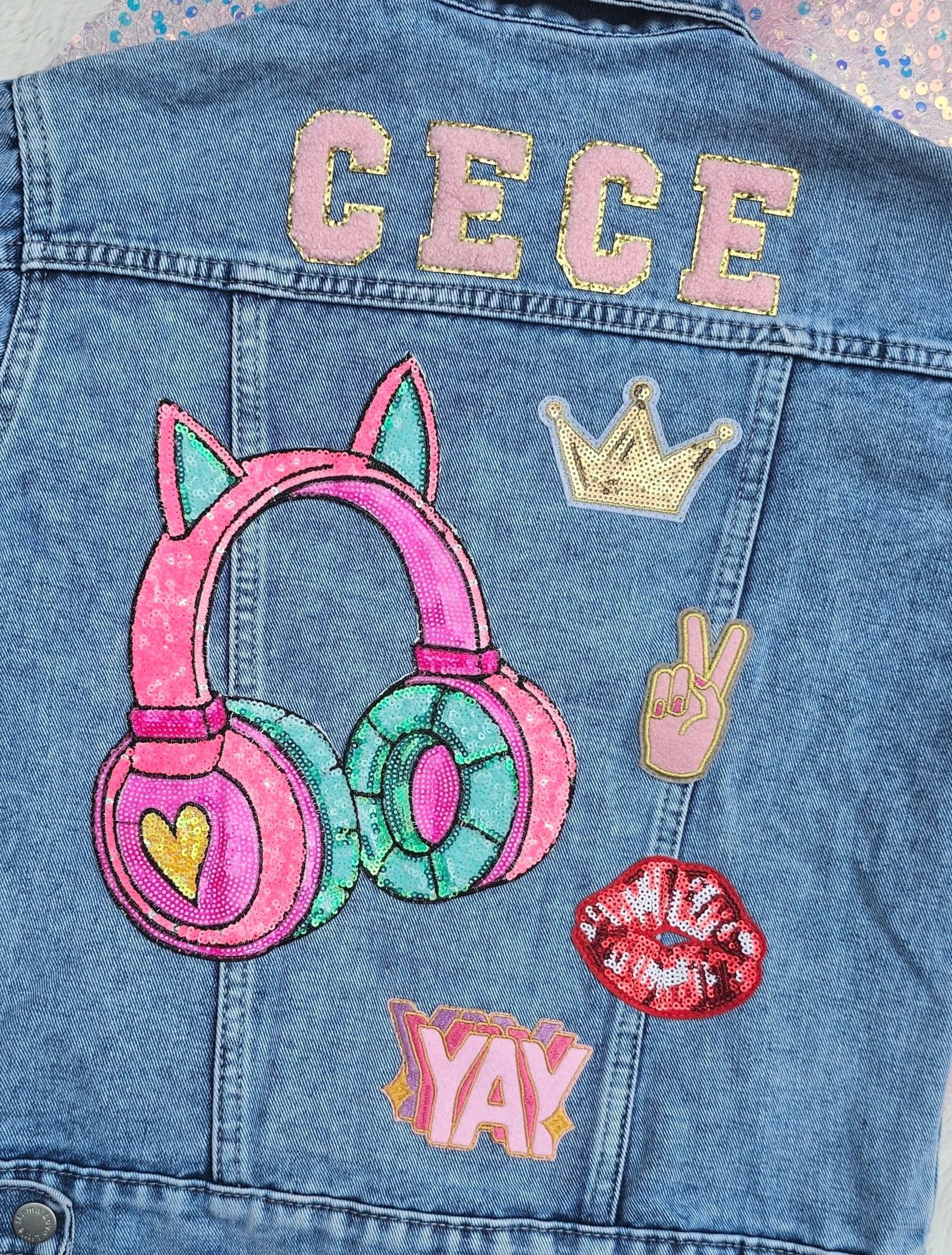Custom Kids Denim Jacket - 5 Patch