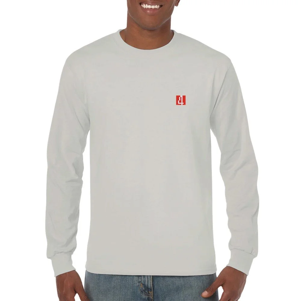 ★ILLIGO★ Ringer Lettering Long Sleeve Ivory TLD_22S_STAMP_LSTEE_WHT_01_gra