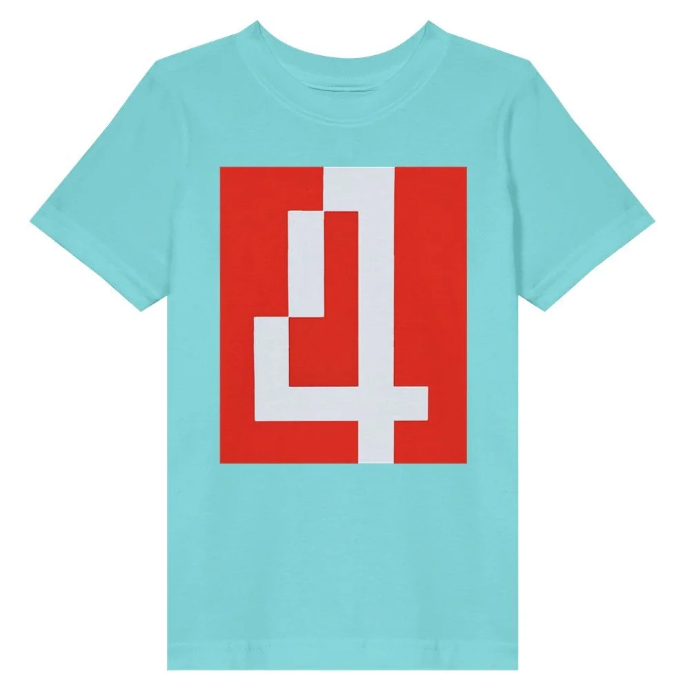 Toddler Fine Jersey T-Shirt large red front print