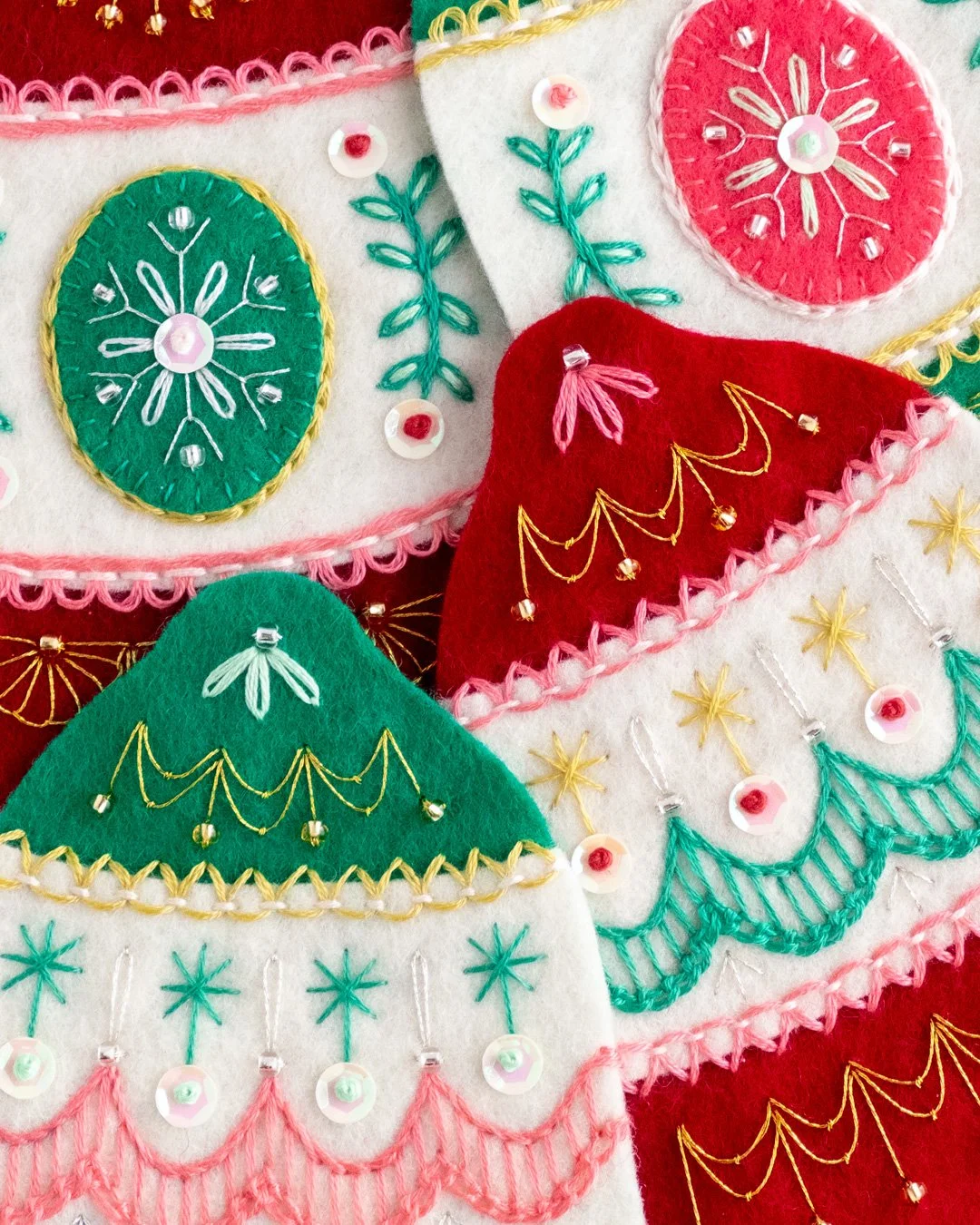 👀 ✨ Time for a sneak peek at how my next embroidered felt ornament pattern is shaping up... I wonder if you can tell what's been keeping my hands busy lately? Drop your best guess below!

🪡 It&rsquo;s been such fun figuring out the embroidered embe