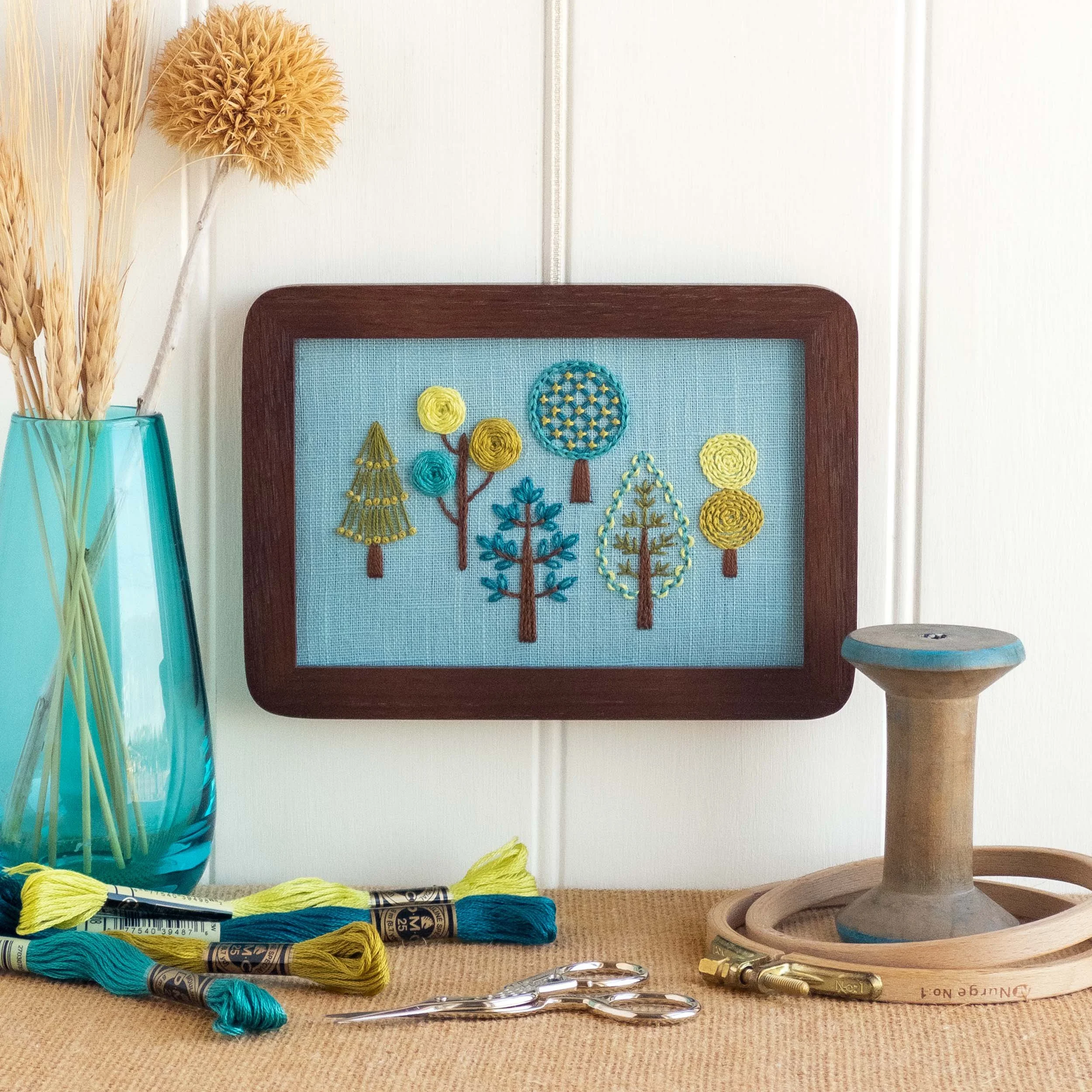 the-hoop-in-hand-embroidered-folk-forest-sampler-teal-linen.jpg