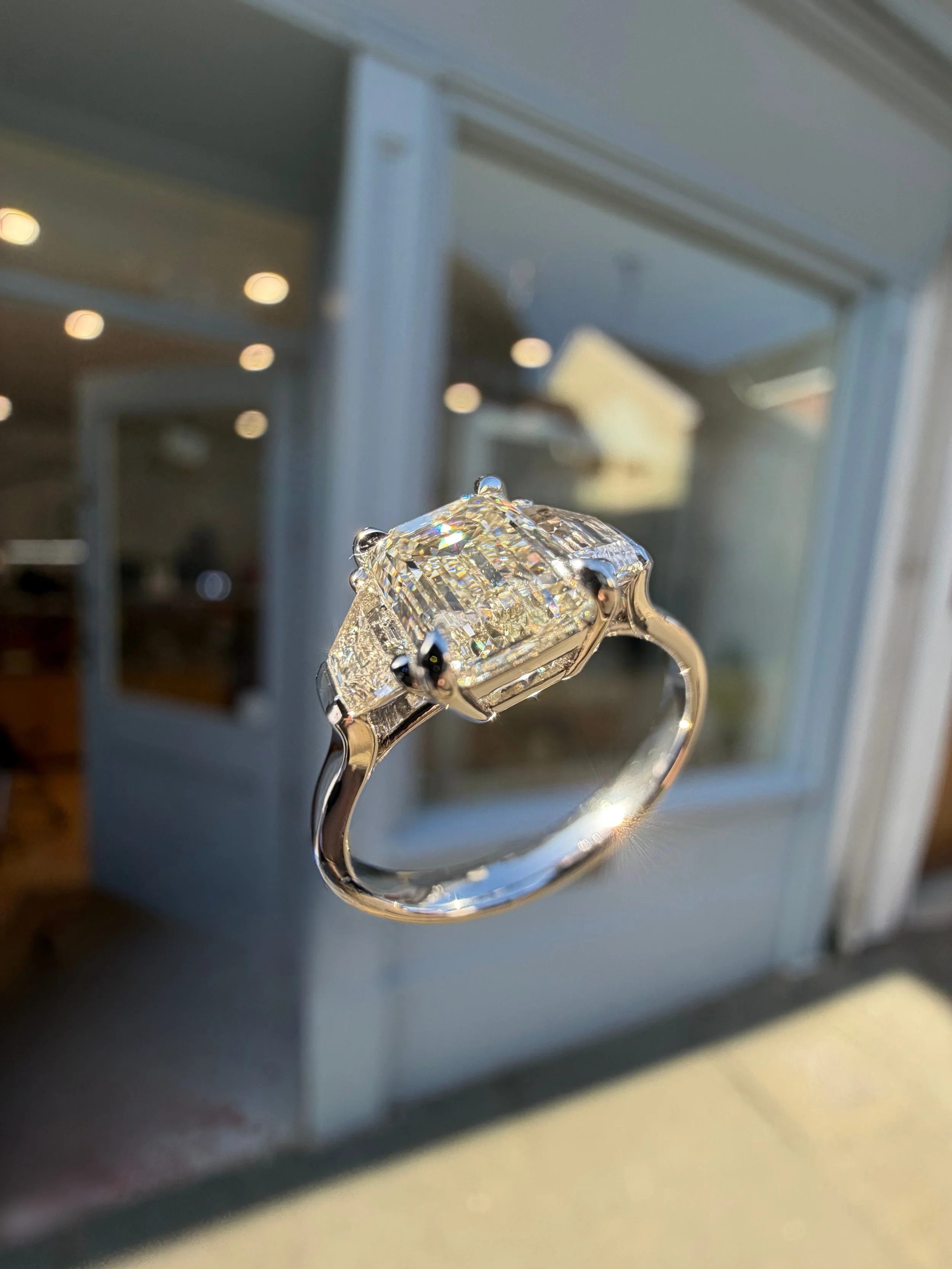 Introducing&hellip; The Most Special Ring I&rsquo;ve Ever Made! 

Natural diamonds, platinum and a super personal gold detail under the setting with our initials. This is by far the most perfect piece of jewellery I&rsquo;ve ever made taking me over 