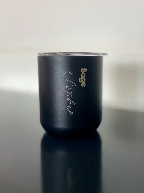 Live Handgravur auf einem Produkt