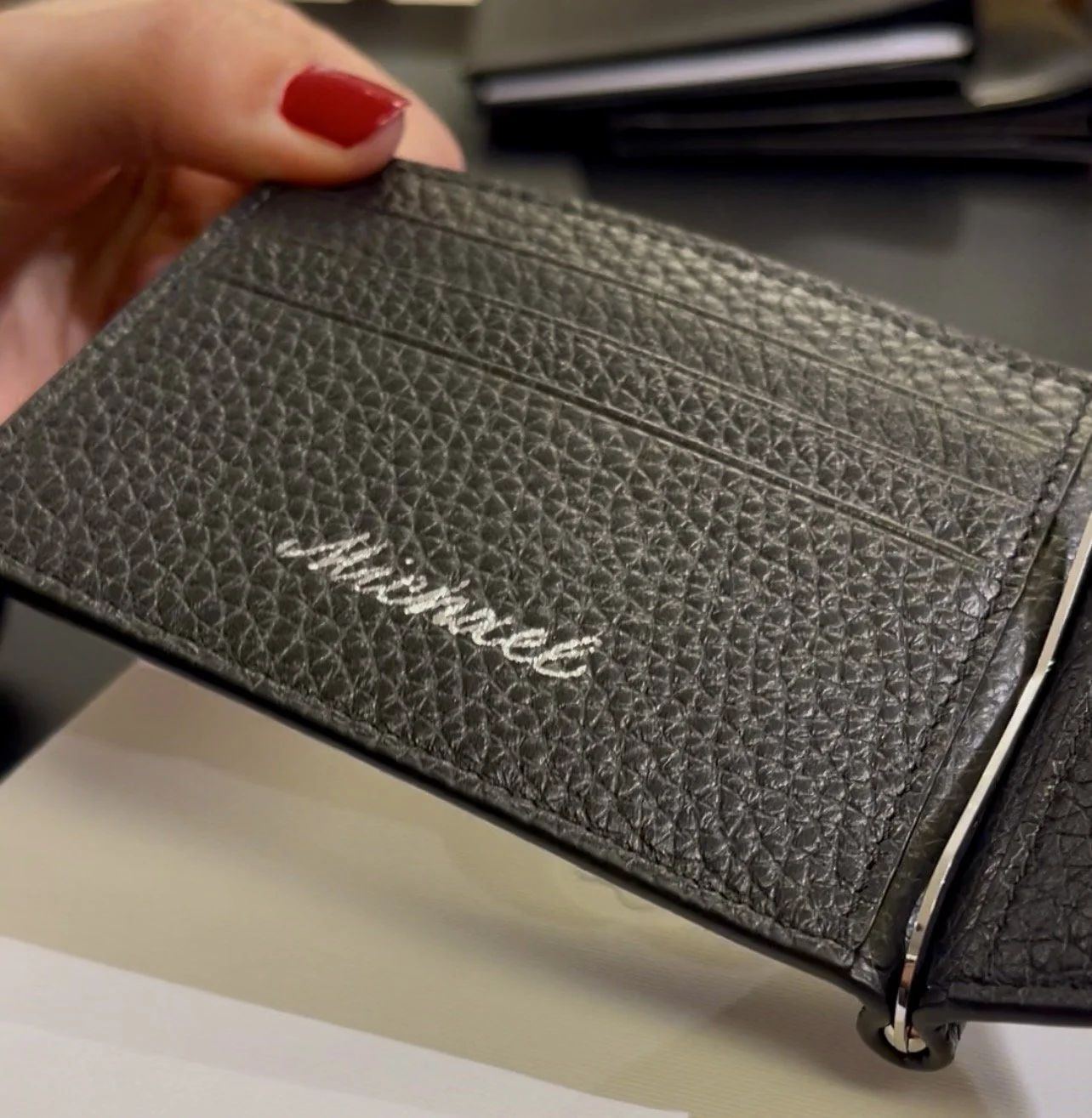 Embossing und personalisierte Prägung