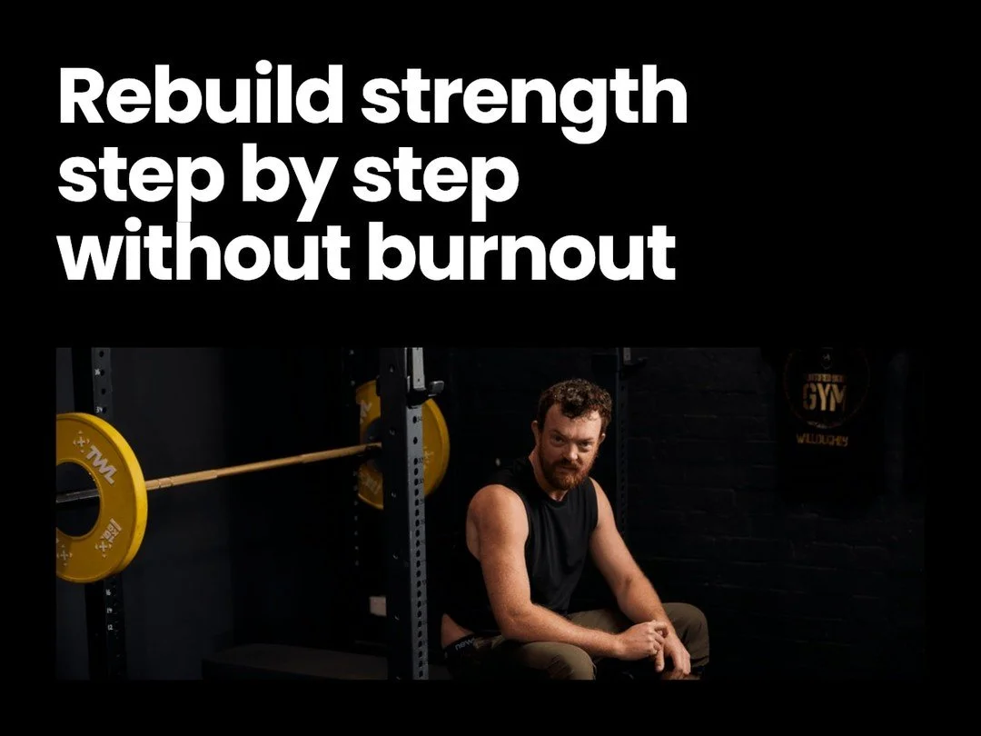 Feeling stuck after a fitness setback? Reset with our science-backed four-block training system designed to rebuild strength and confidence step by step.

Start with the Foundation phase to perfect your technique and build a solid base.

Progress int