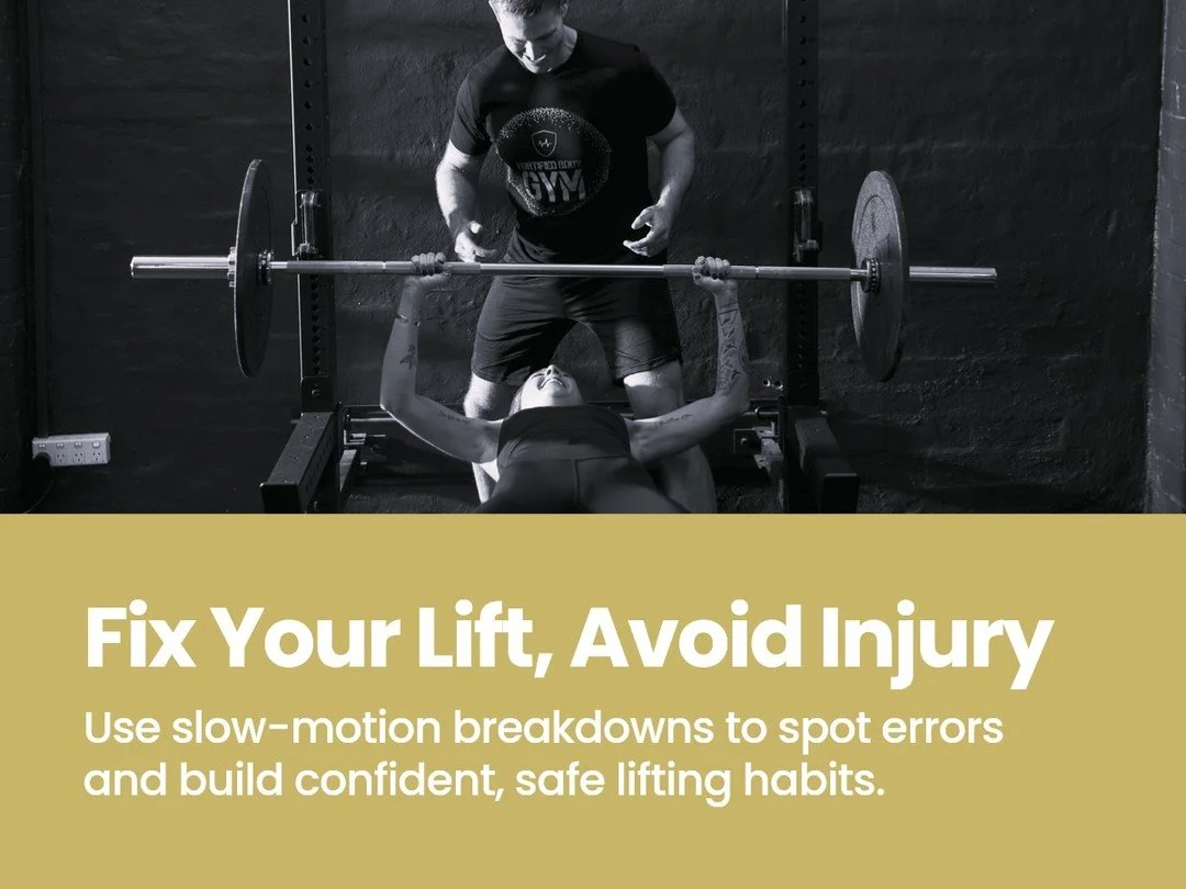 Struggling with lift form and safety? Slow-motion breakdowns can change your technique and confidence.

At Fortified Body Gym, we believe mastering your form is the key to effective and safe training. Our science-based approach breaks down key lifts 