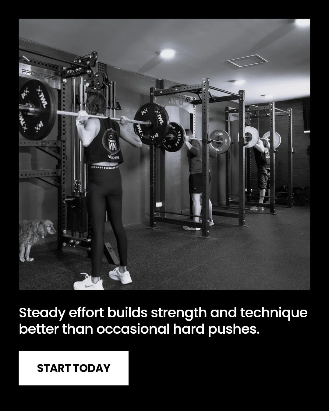 Is pushing harder always the best move?

At Fortified Body Gym, we know steady progress beats occasional intensity. Consistency builds strength, technique, and resilience over time&mdash;setting you up for lasting results, not burnout.

Show up regul