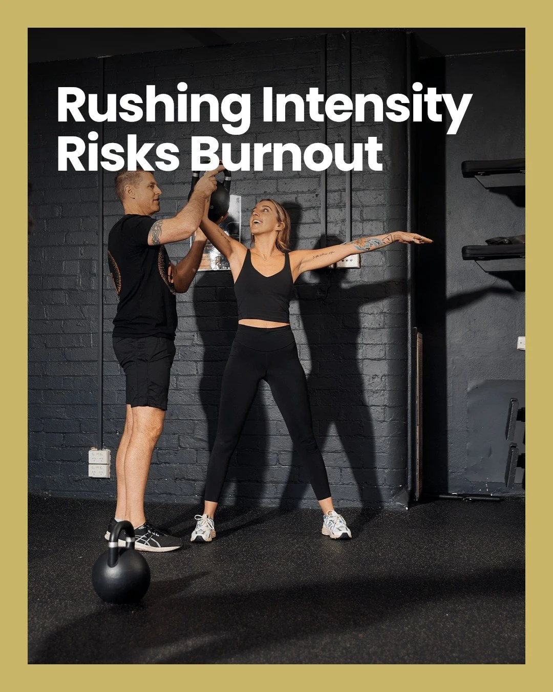 Why rush intensity before building a solid training base?

Structure your training first. Without a clear plan, pushing hard leads to burnout and injury, not progress.

Focus on technique, volume, and gradual load before upping intensity. Your streng