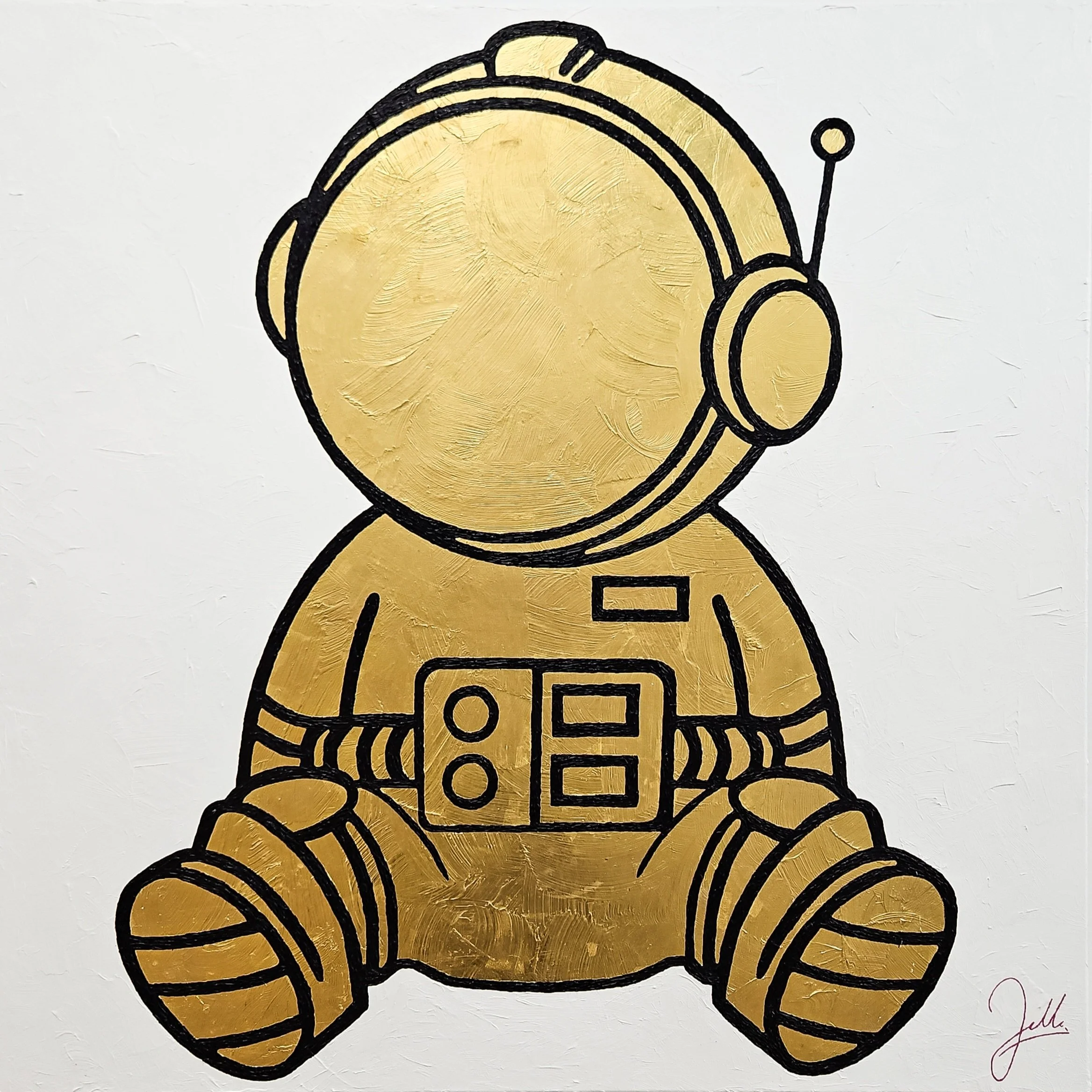 Spaceman in White by Jelle Stefan
