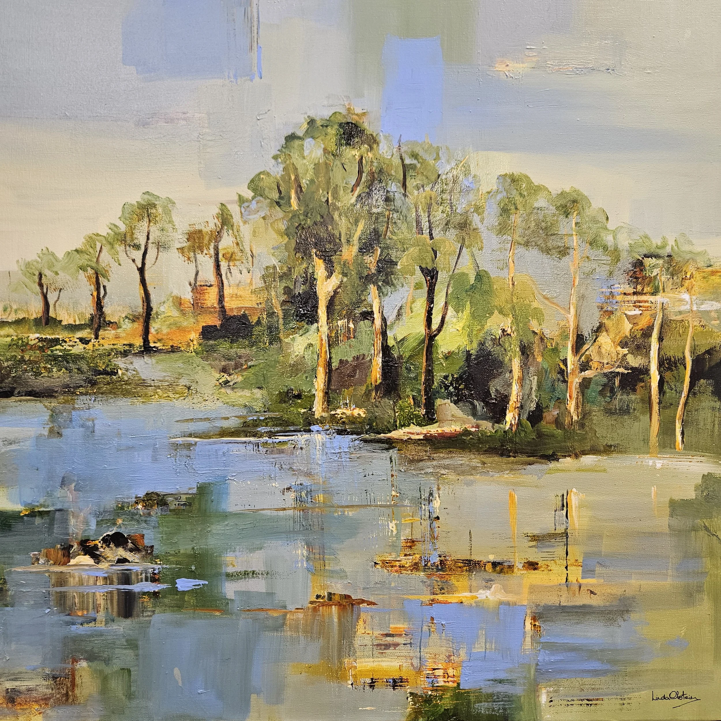 Along the Rivers II by Linda Olstein