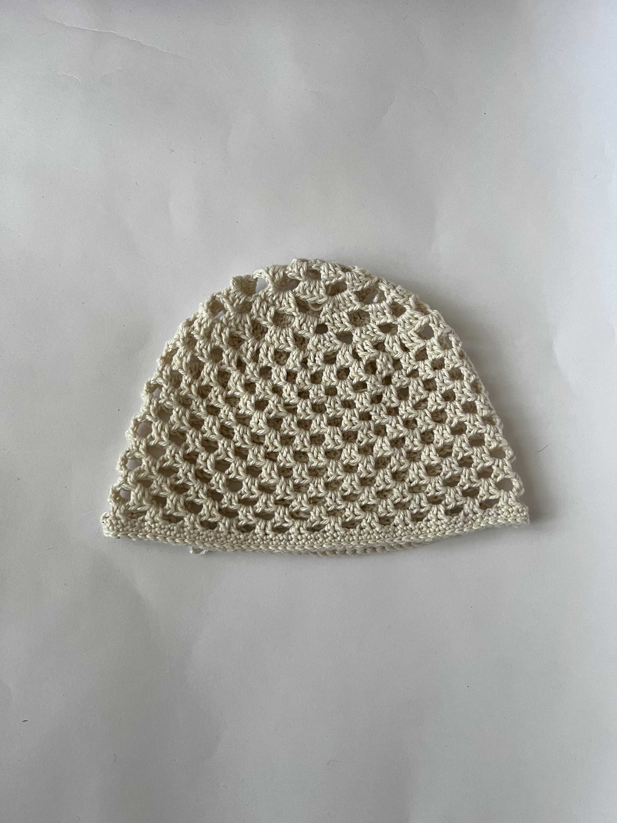 Le Bonnet filet blanc cassé