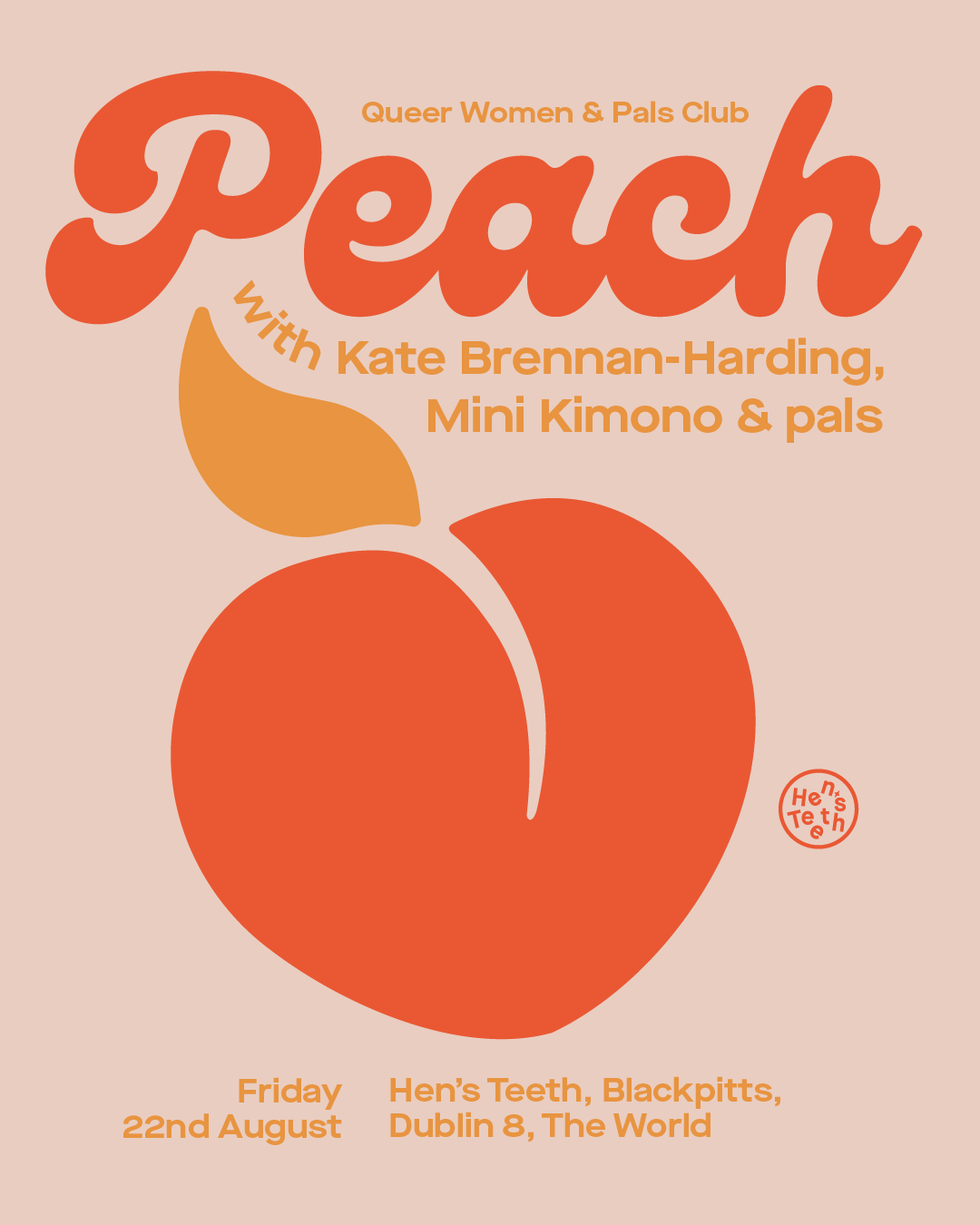 Peach Queer Night
