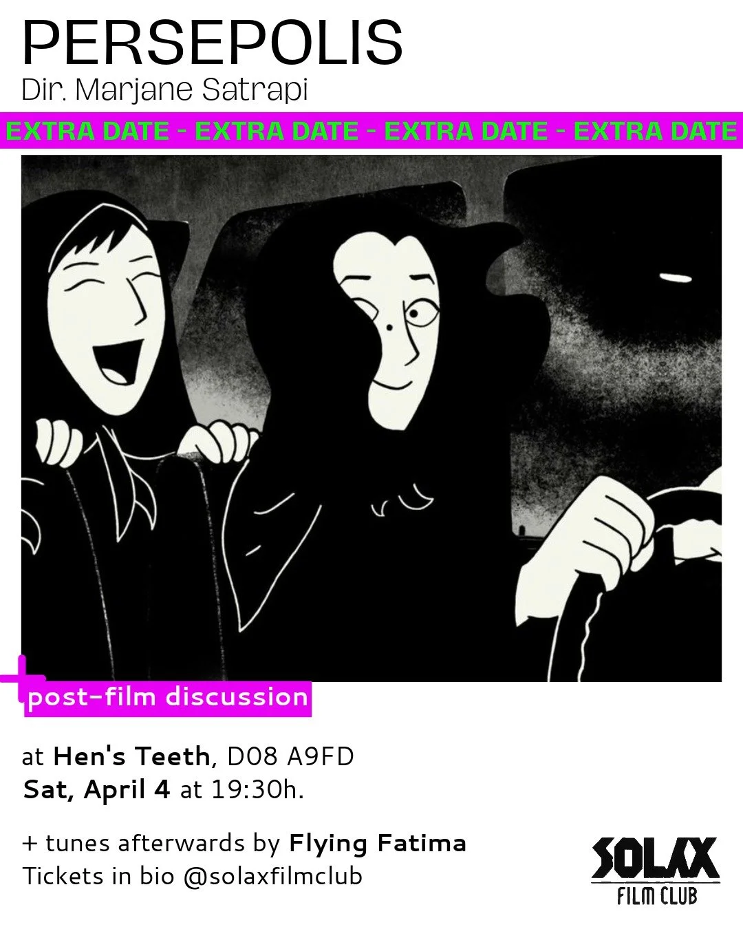 Solax Film Club presents: Persepolis [Extra Date]