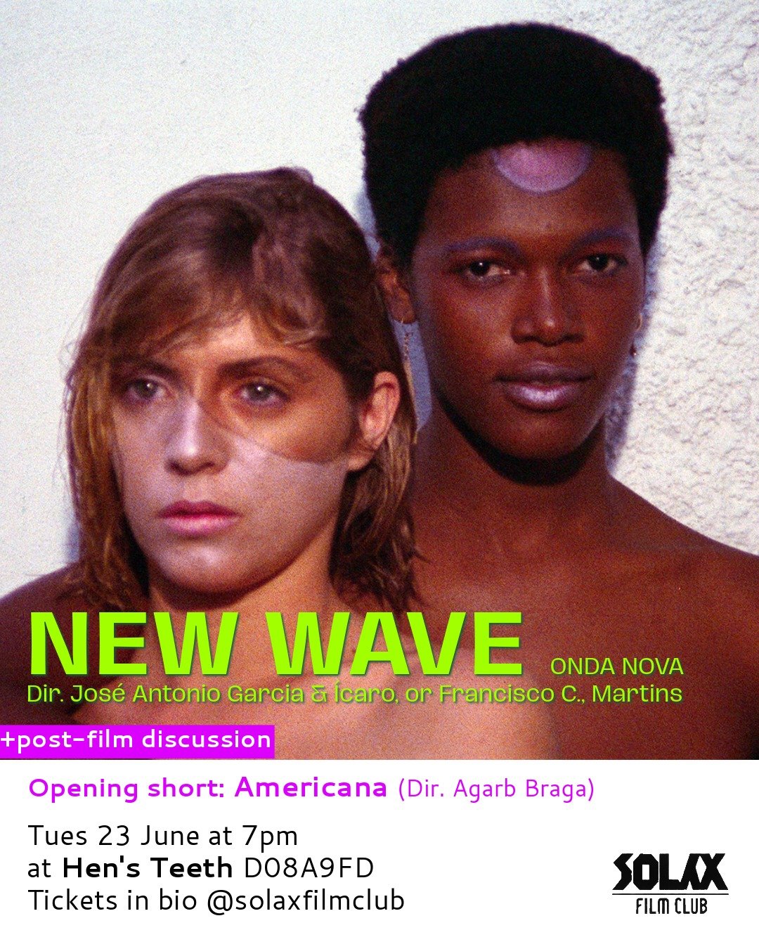 Solax Film Club presents: NEW WAVE