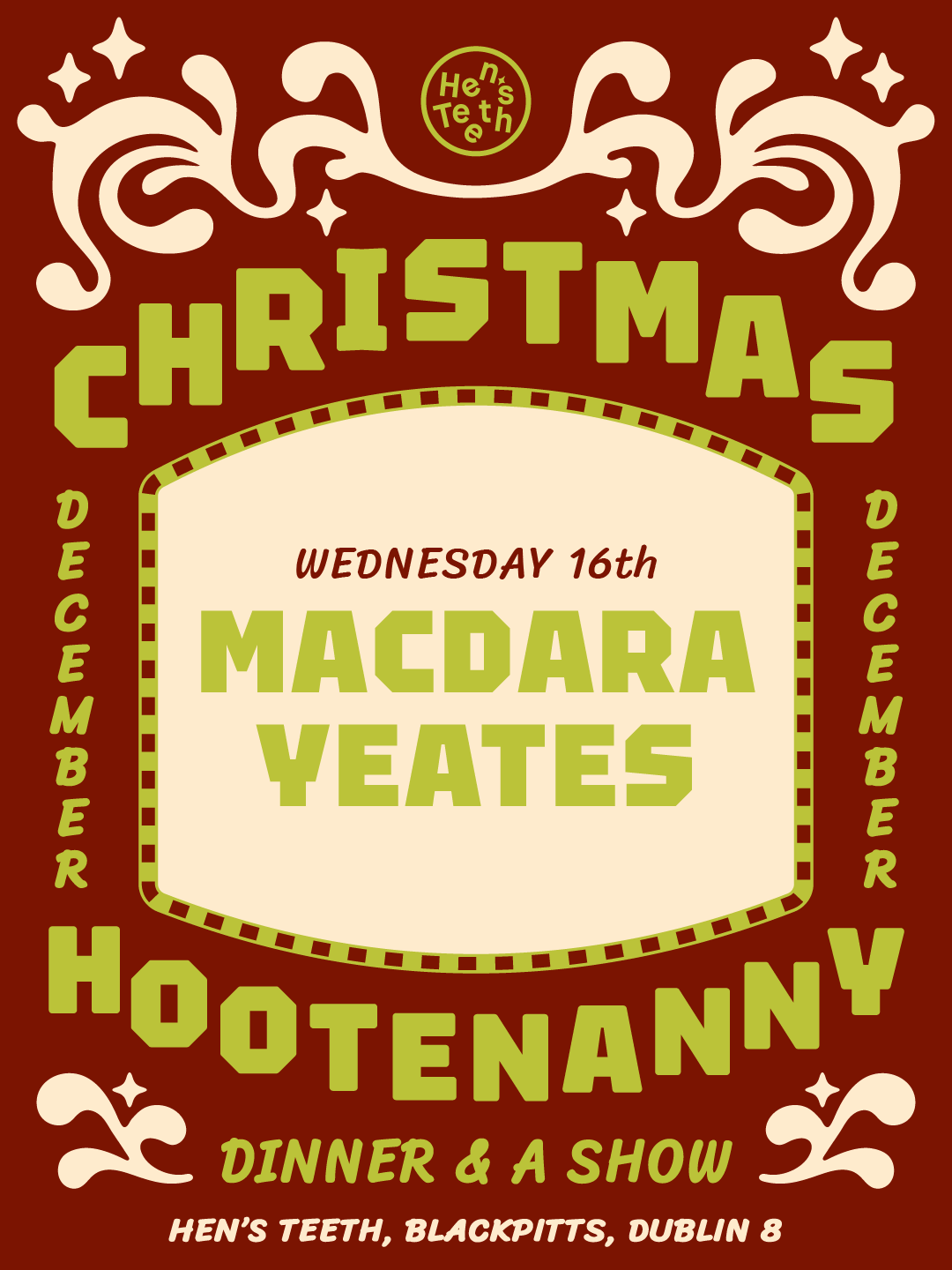 Christmas Hootenanny with Macdara Yeates