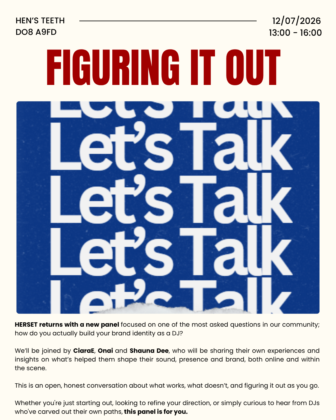 HERSET: Figuring It Out