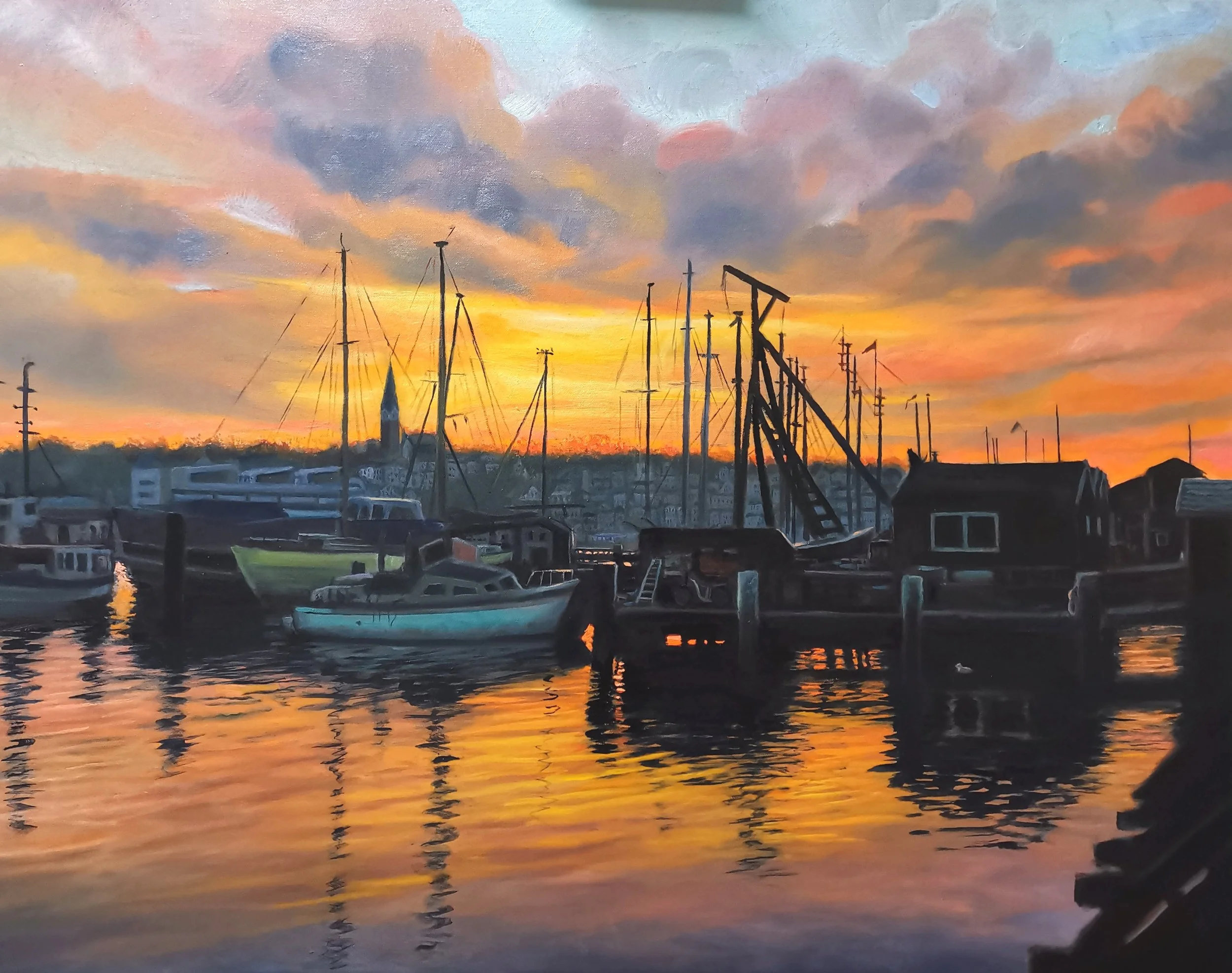 Januar, in Schichten