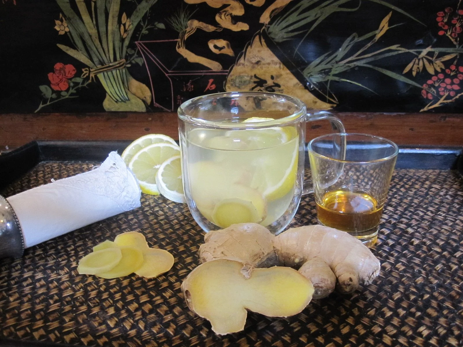 How to make a lovely ginger tea to ward off a cold or just enjoy during ...