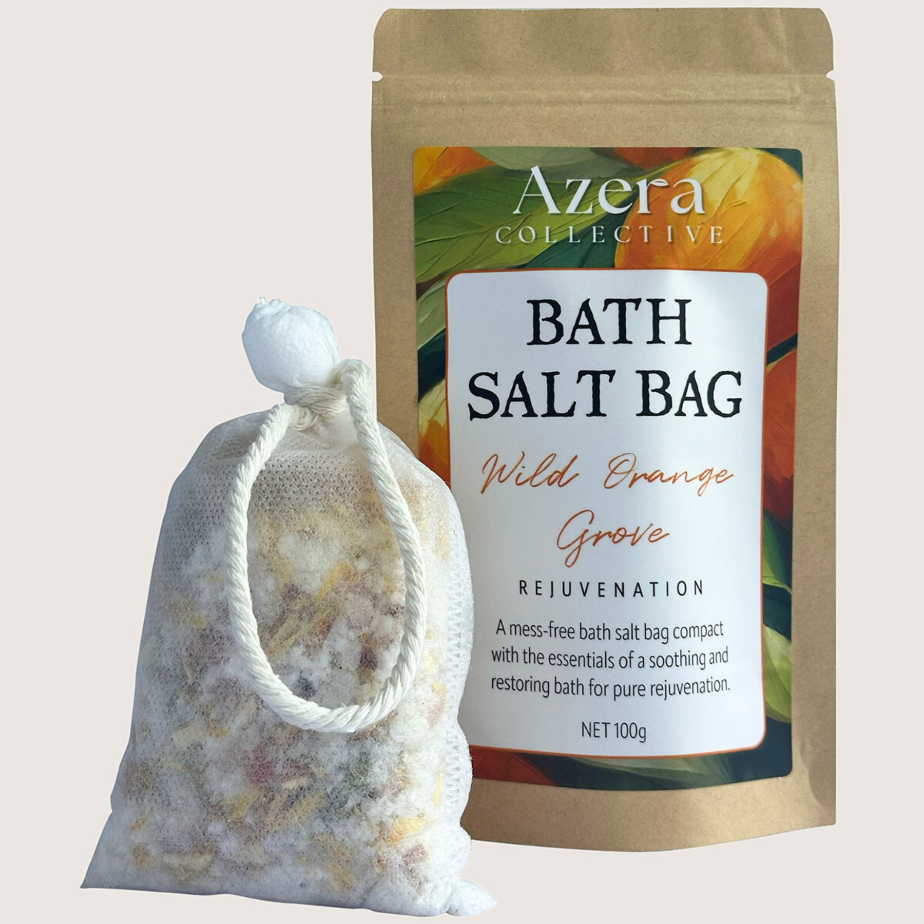 Bath Salt Bag - Wild Orange Grove