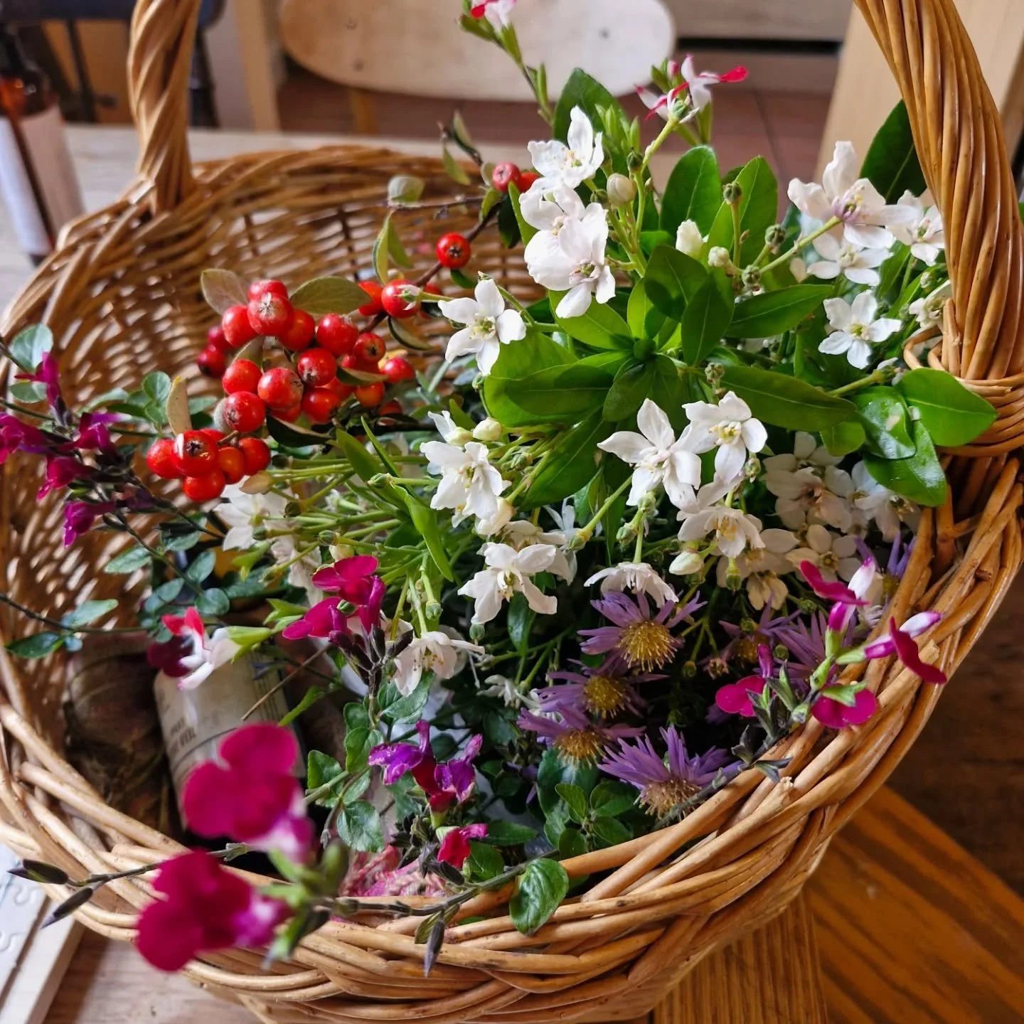 Loving that there are winter blooms still available for ritual and Ceremony. A gift for the ancestors who will journey with us today and the sauna spirits @wildcatsauna 🔥💦🌿