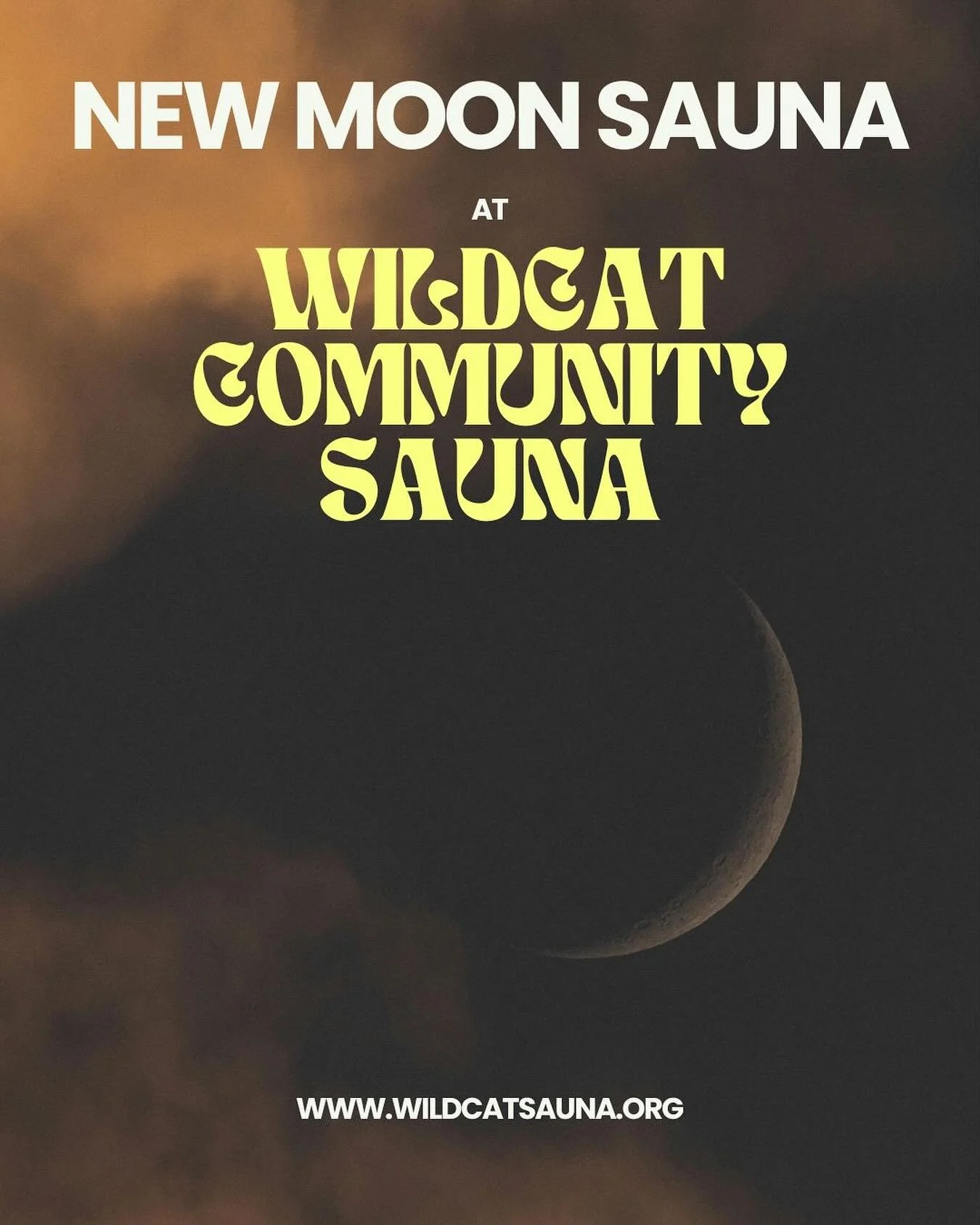 🌑 New Moon is on Thursday this week - a great time for a sauna for those setting intentions, and looking for a reflective space to connect with themselves. 

Sessions aren&rsquo;t guided so you can pick any slot - sun down is at around 4.20 so any t