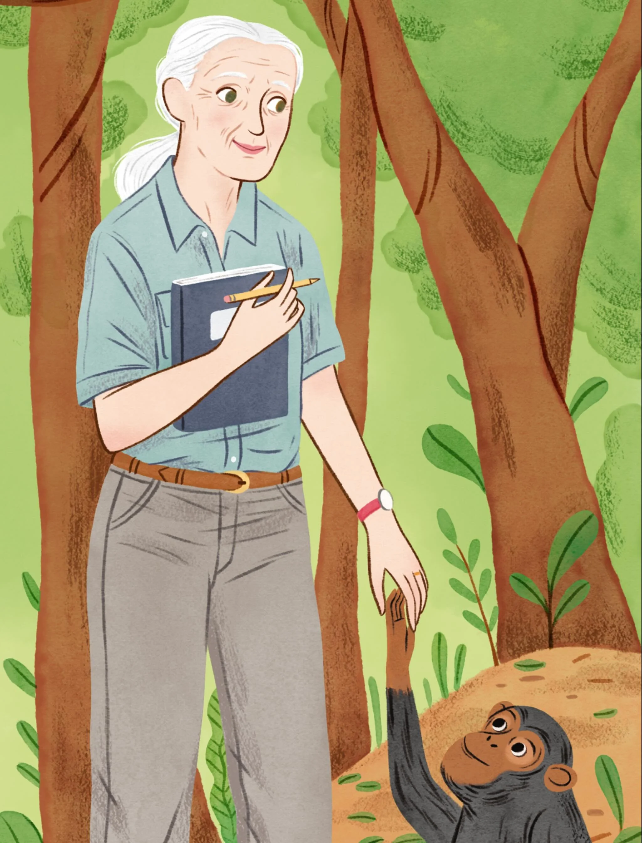 An oldie but a goodie, to celebrate the amazing life of Jane Goodall (1934 - 2025) π©π»‍π¦³π