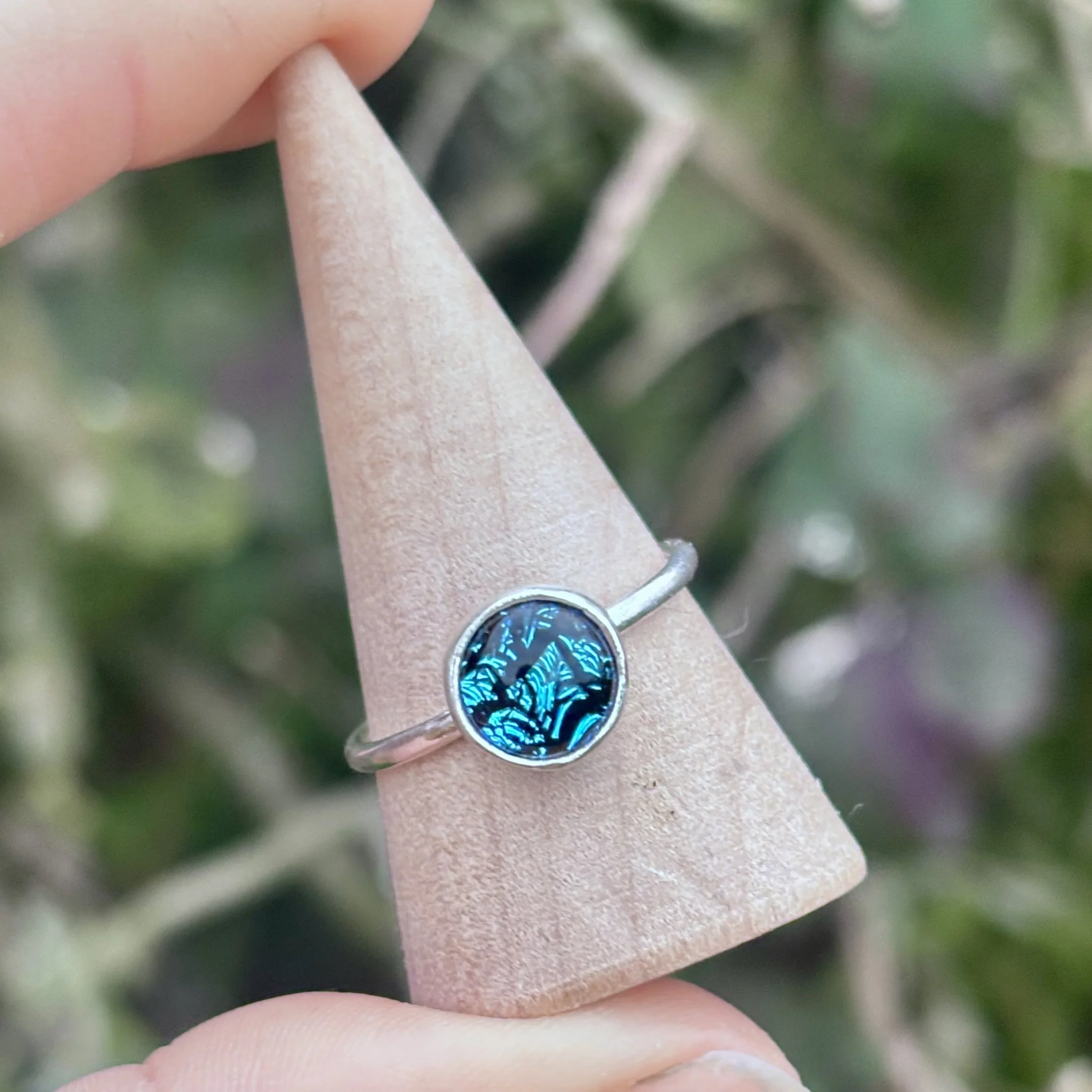 Ocean Teal ring. Size N